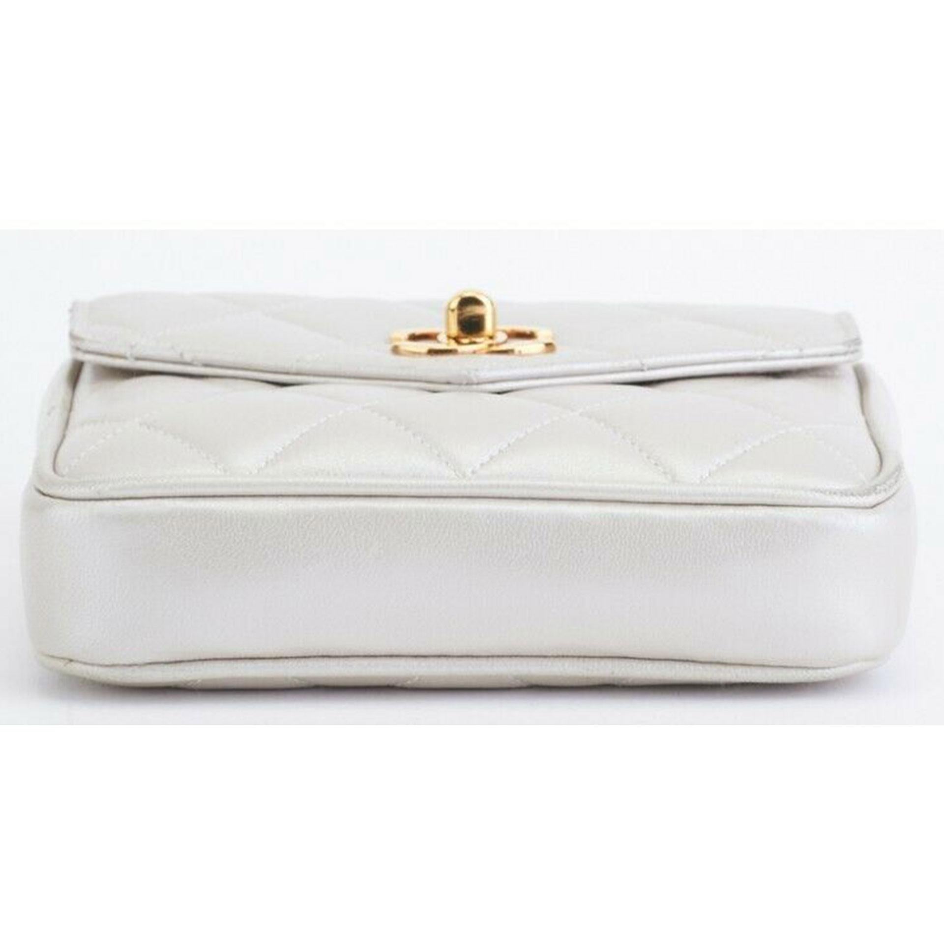 Chanel Pearl Mini Belt Bum Bag Fanny Pack For Sale 2