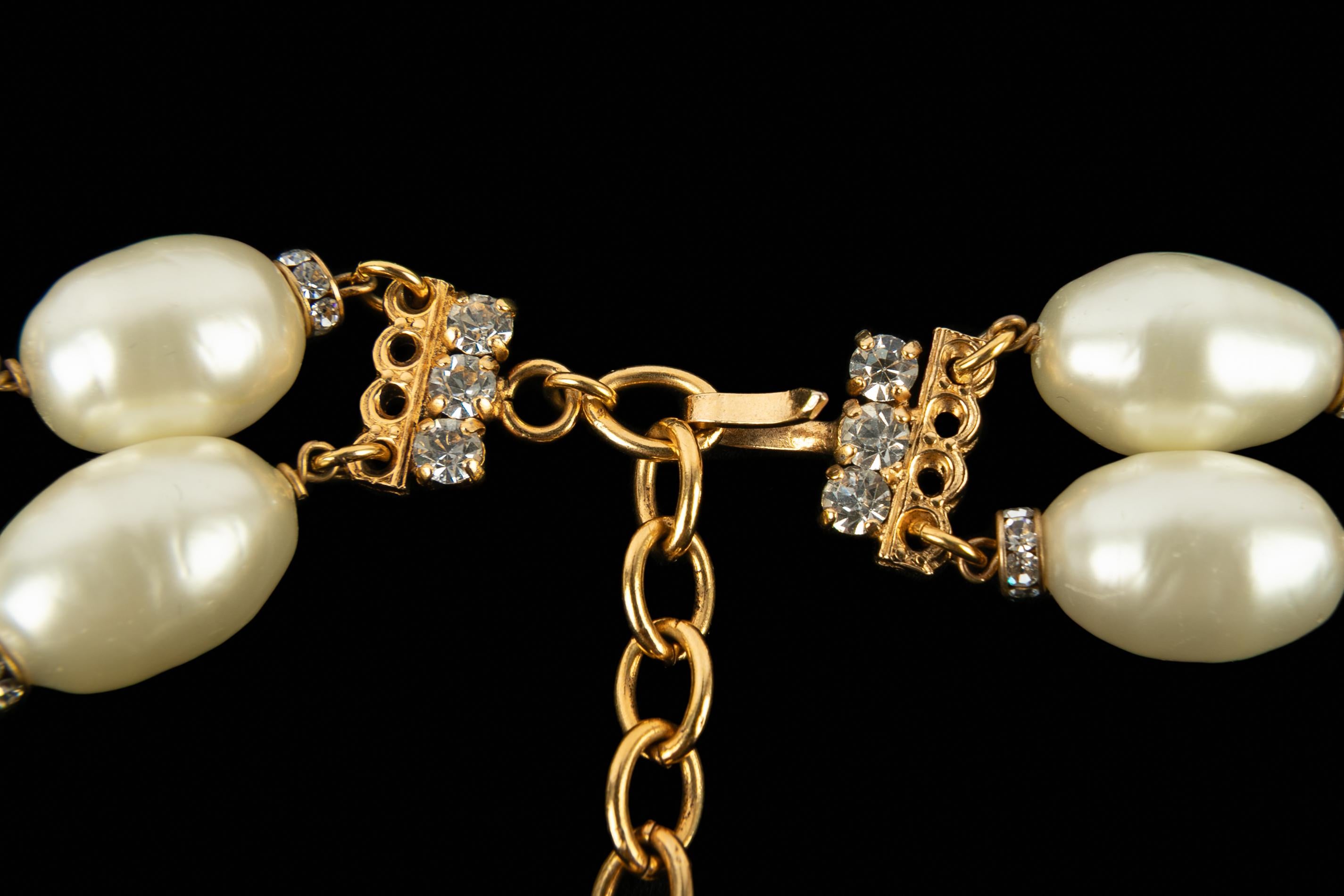 Collana di perle Chanel anni '80 in vendita 7