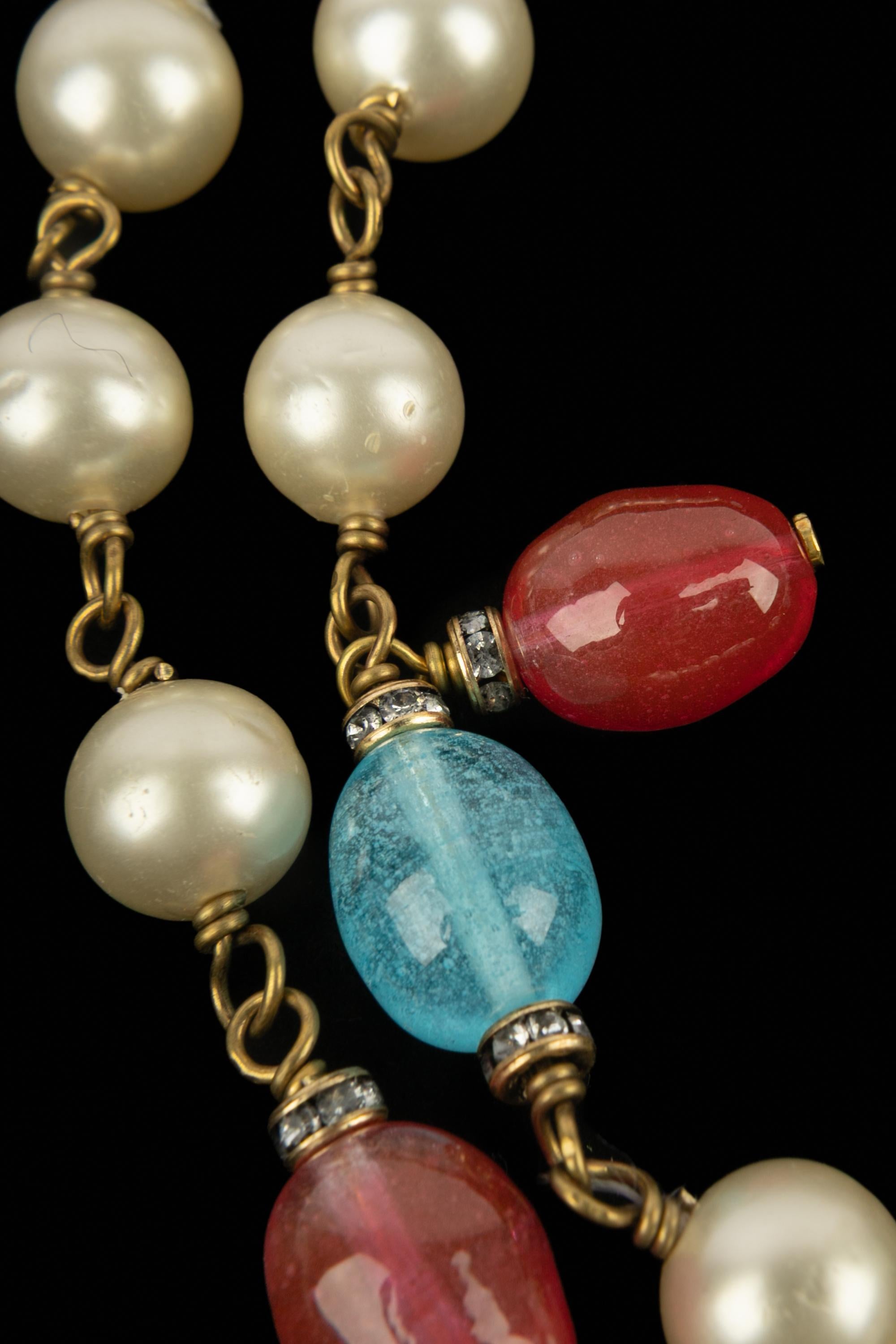 Collana di perle Chanel anni '80 in vendita 3