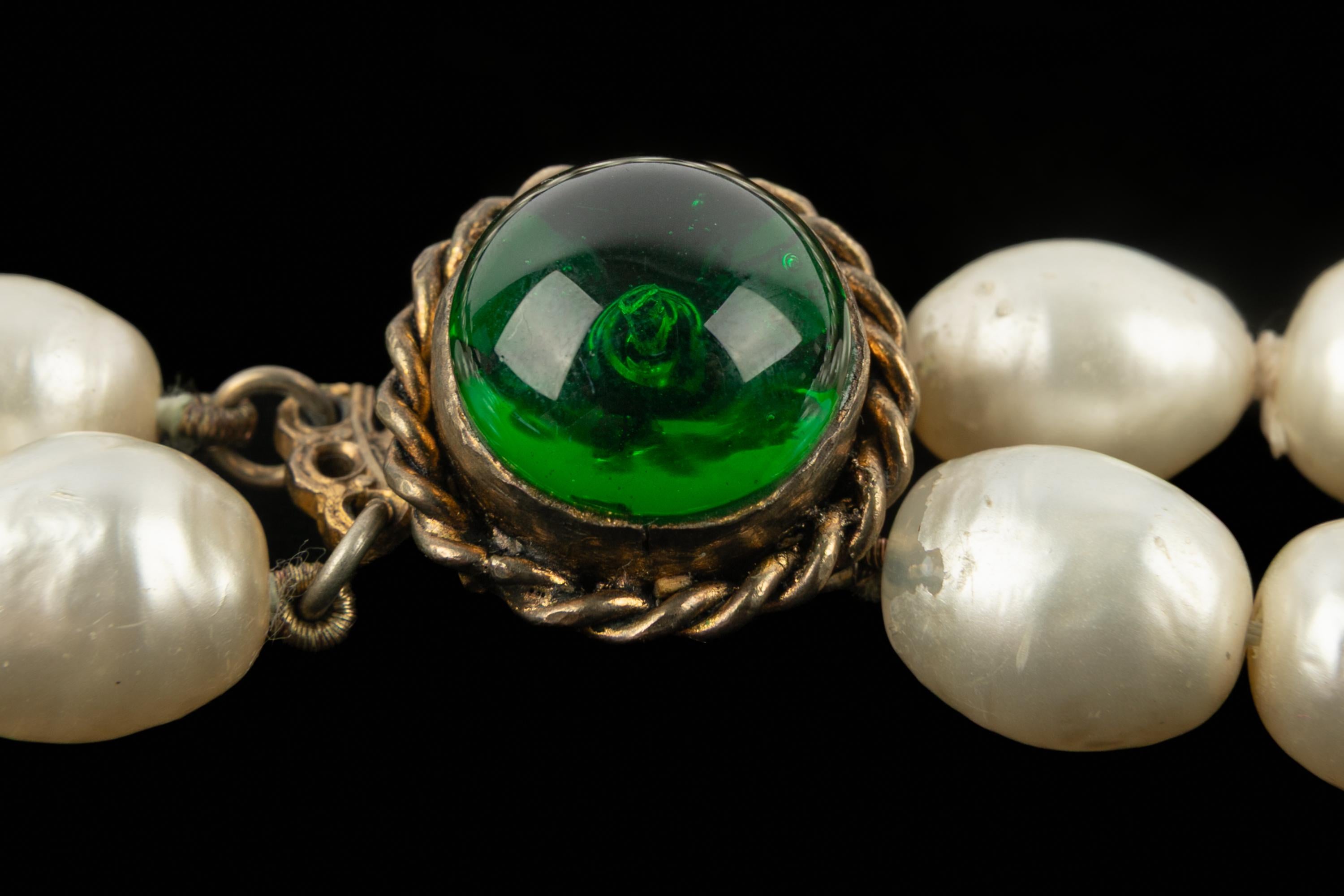 Collana di perle Chanel anni '80 in vendita 4