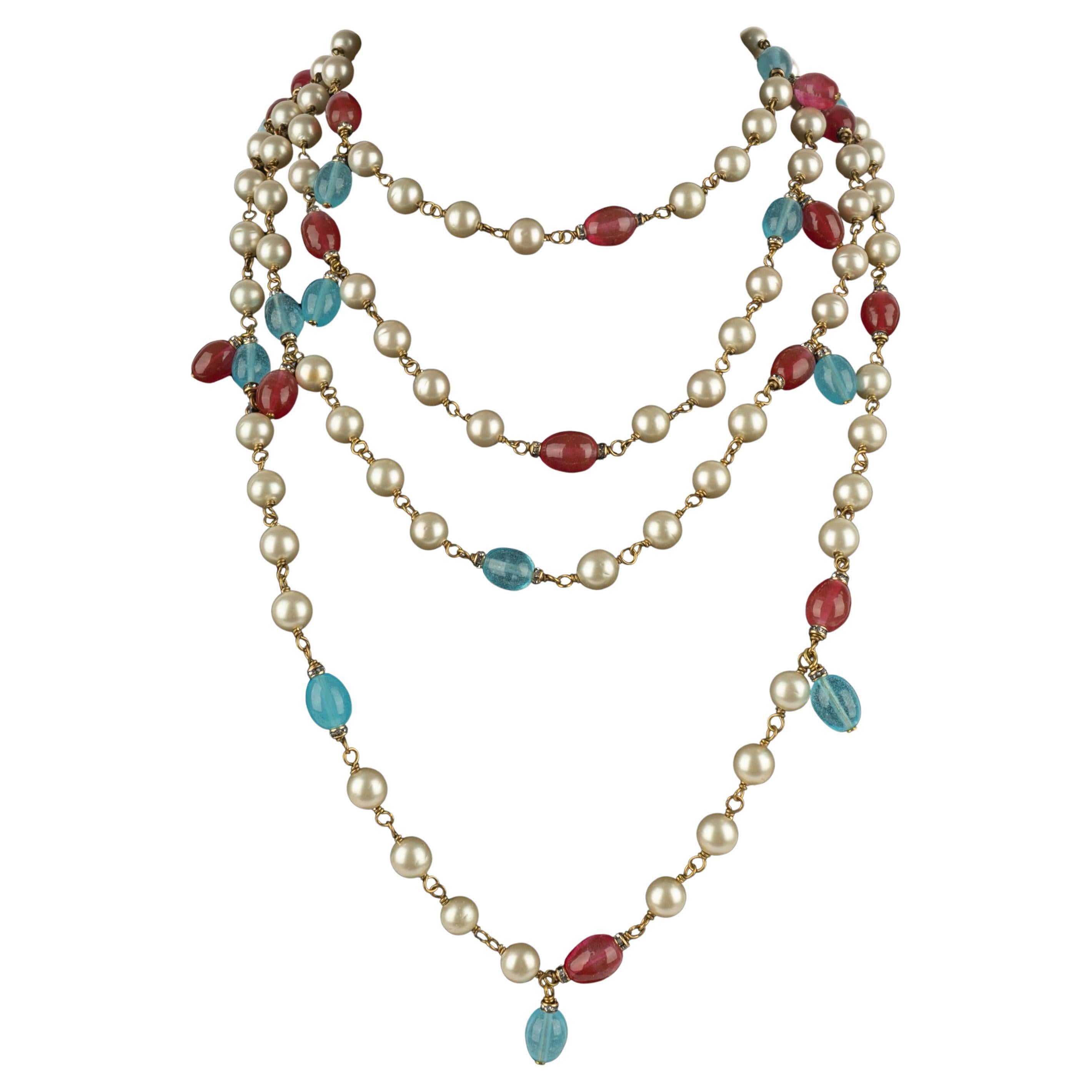 Collana di perle Chanel anni
80