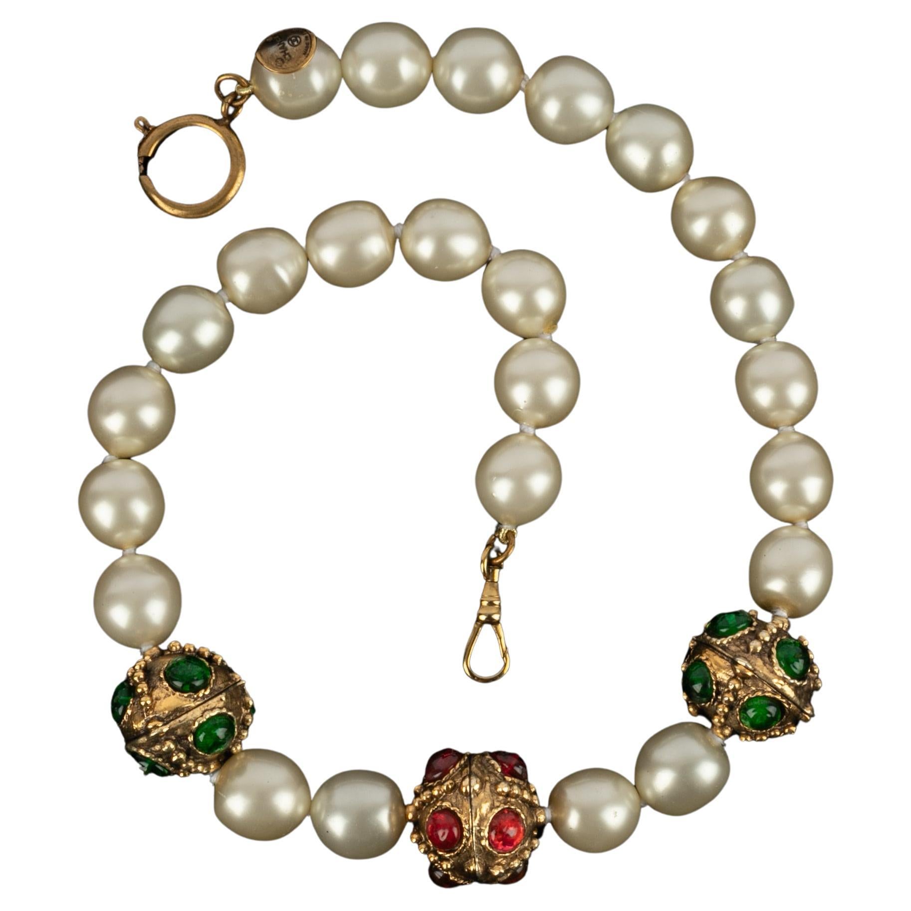 Collana di perle Chanel anni '90