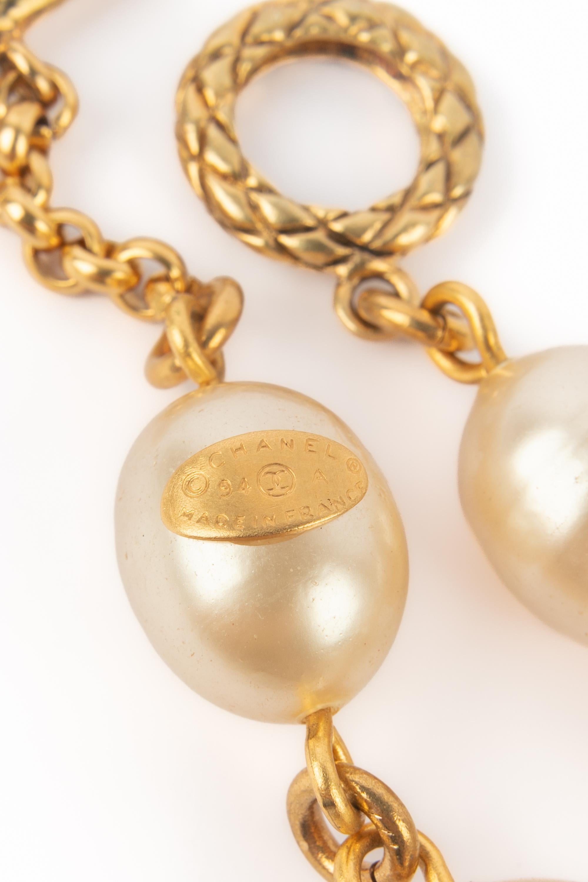 Collana di perle Chanel 1994 in vendita 4
