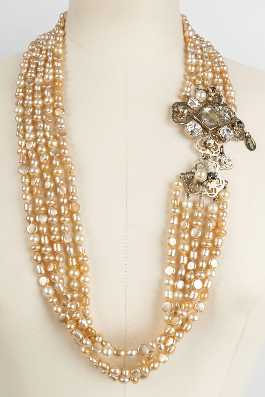 Chanel Pearl Necklace, 2006 In Excellent Condition For Sale In SAINT-OUEN-SUR-SEINE, FR