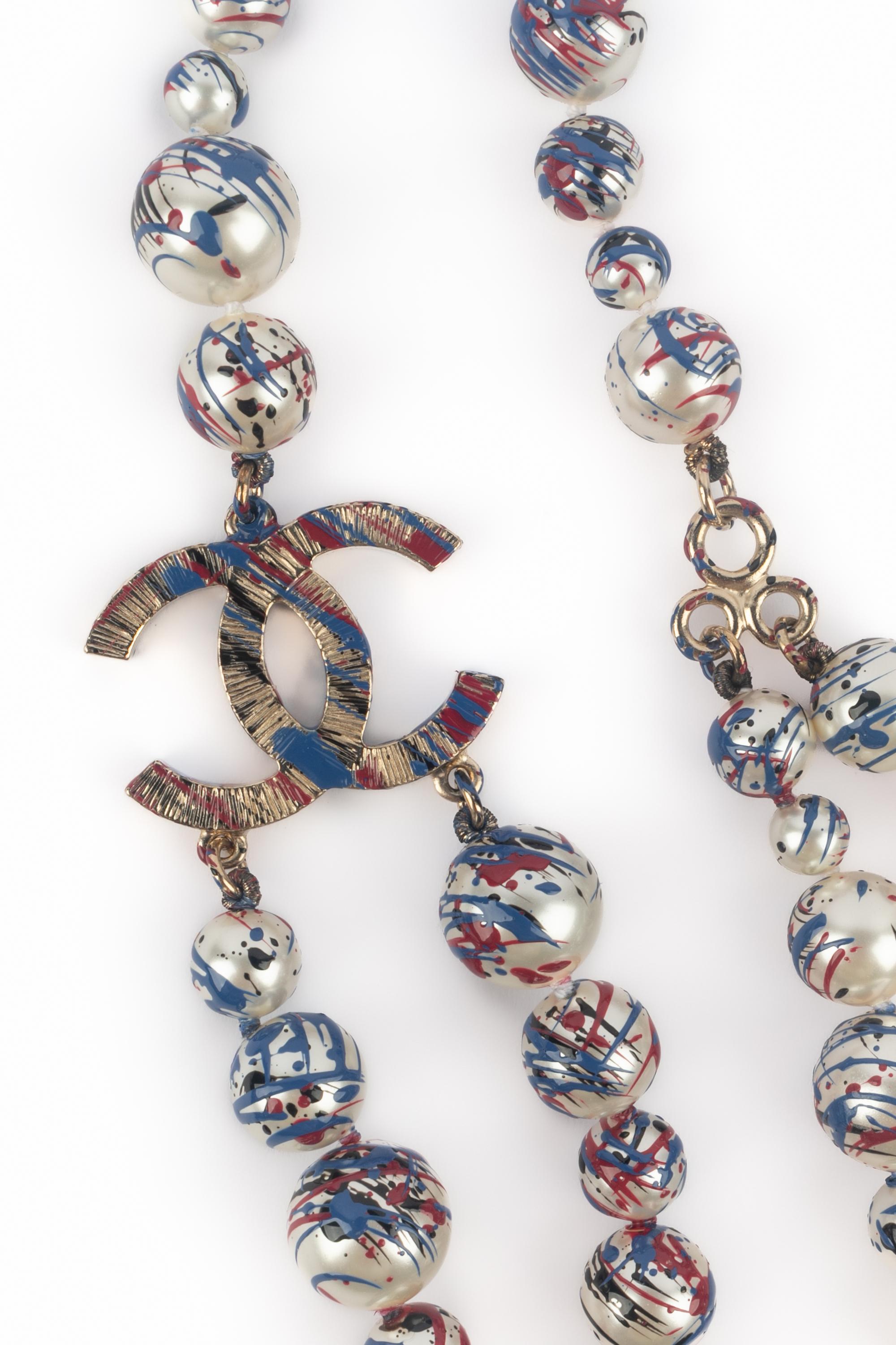 Chanel Perlenkette 2013 Damen im Angebot