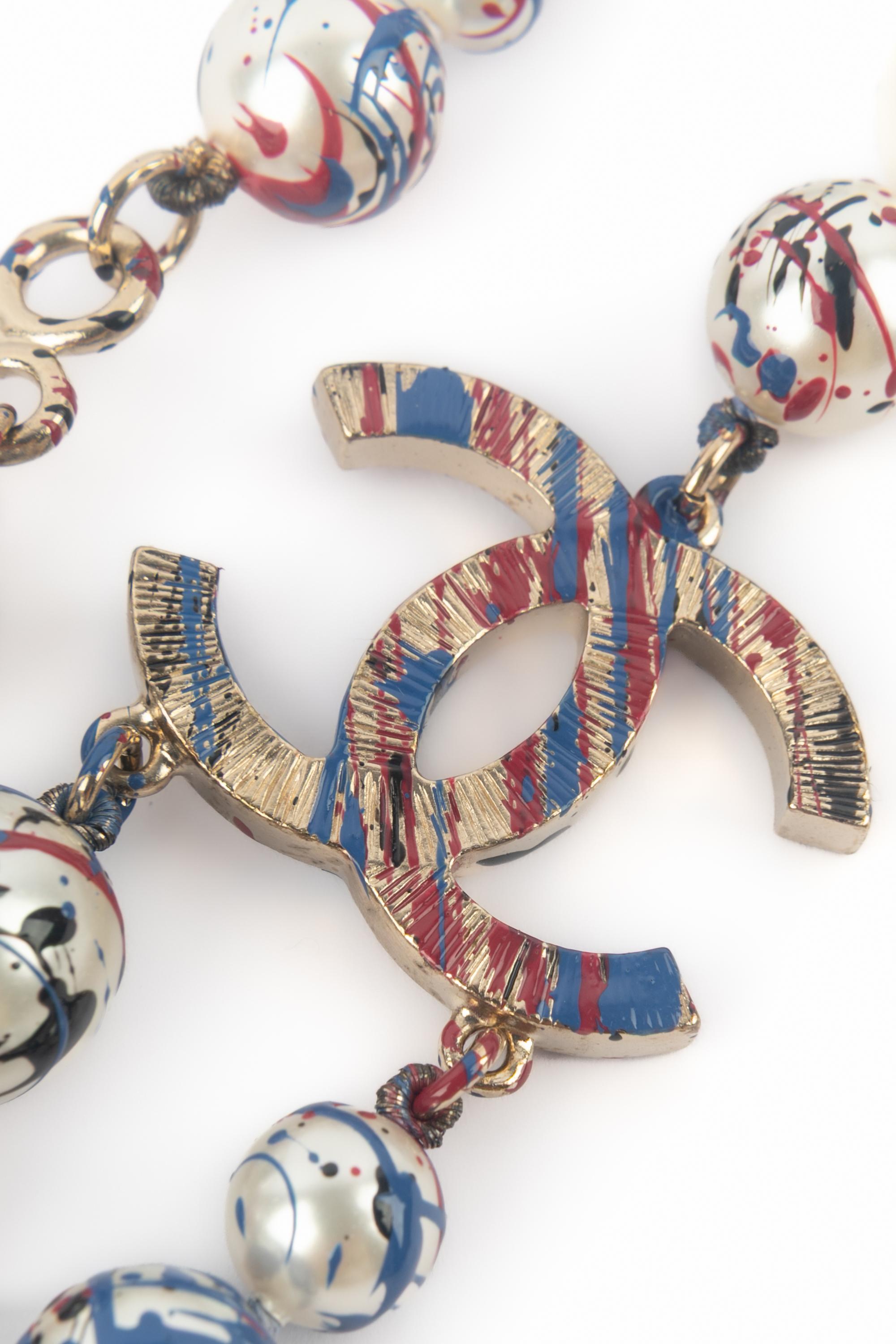 Chanel Perlenkette 2013 im Angebot 4