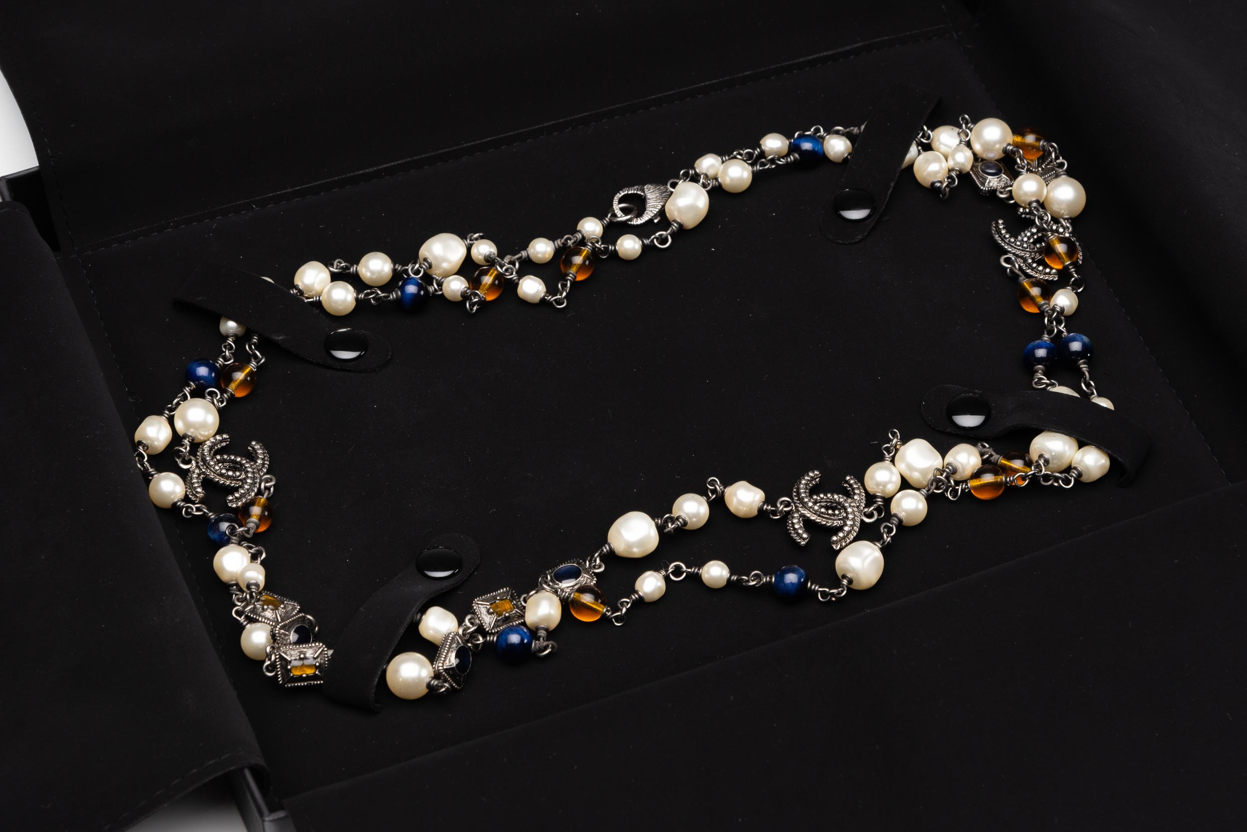 Chanel Perlenkette CC 3