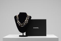 Chanel Pearl Necklace CC