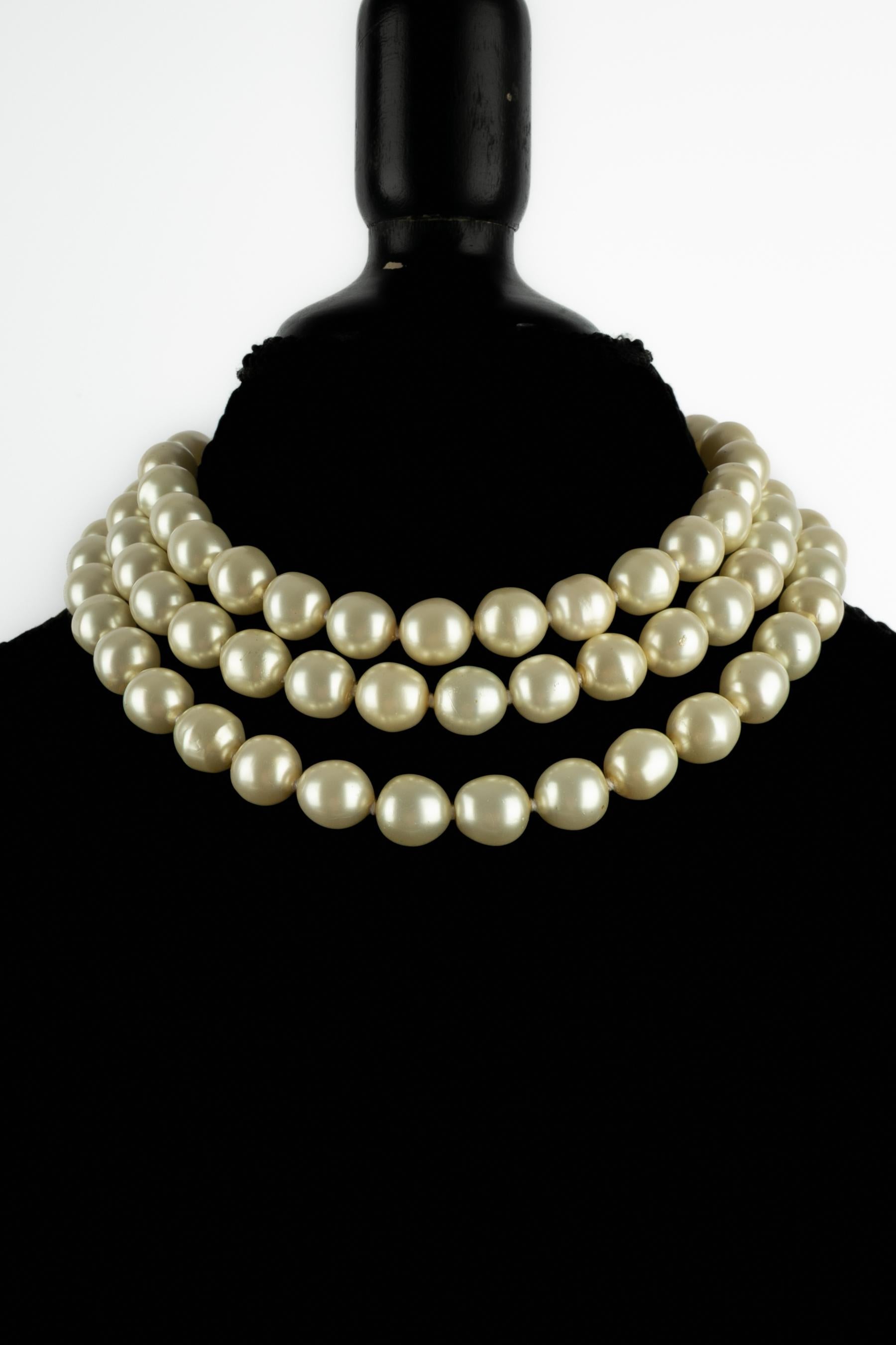 Collana di perle Chanel in vendita 6