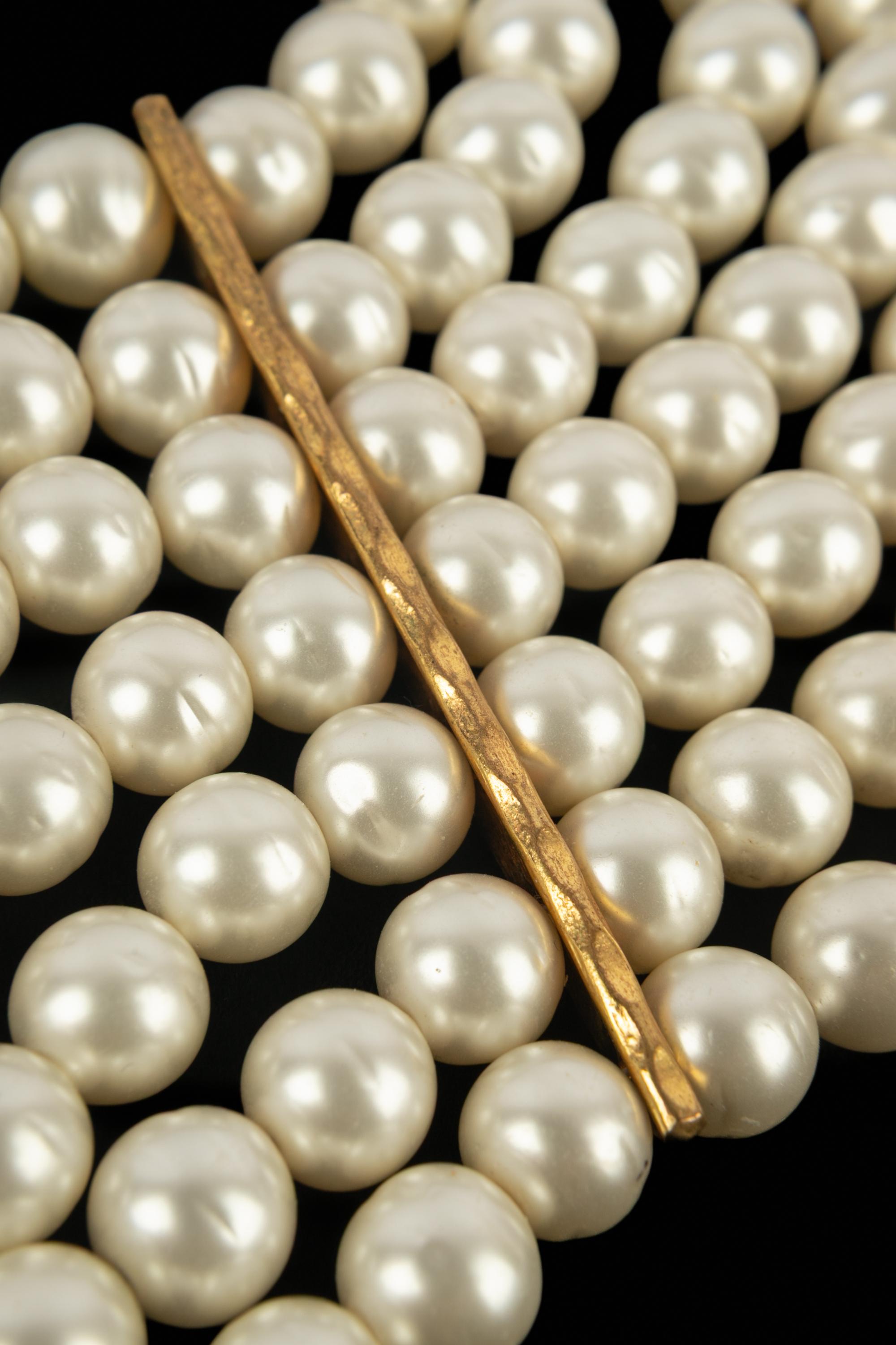 Chanel Perlenhalskette im Angebot 3