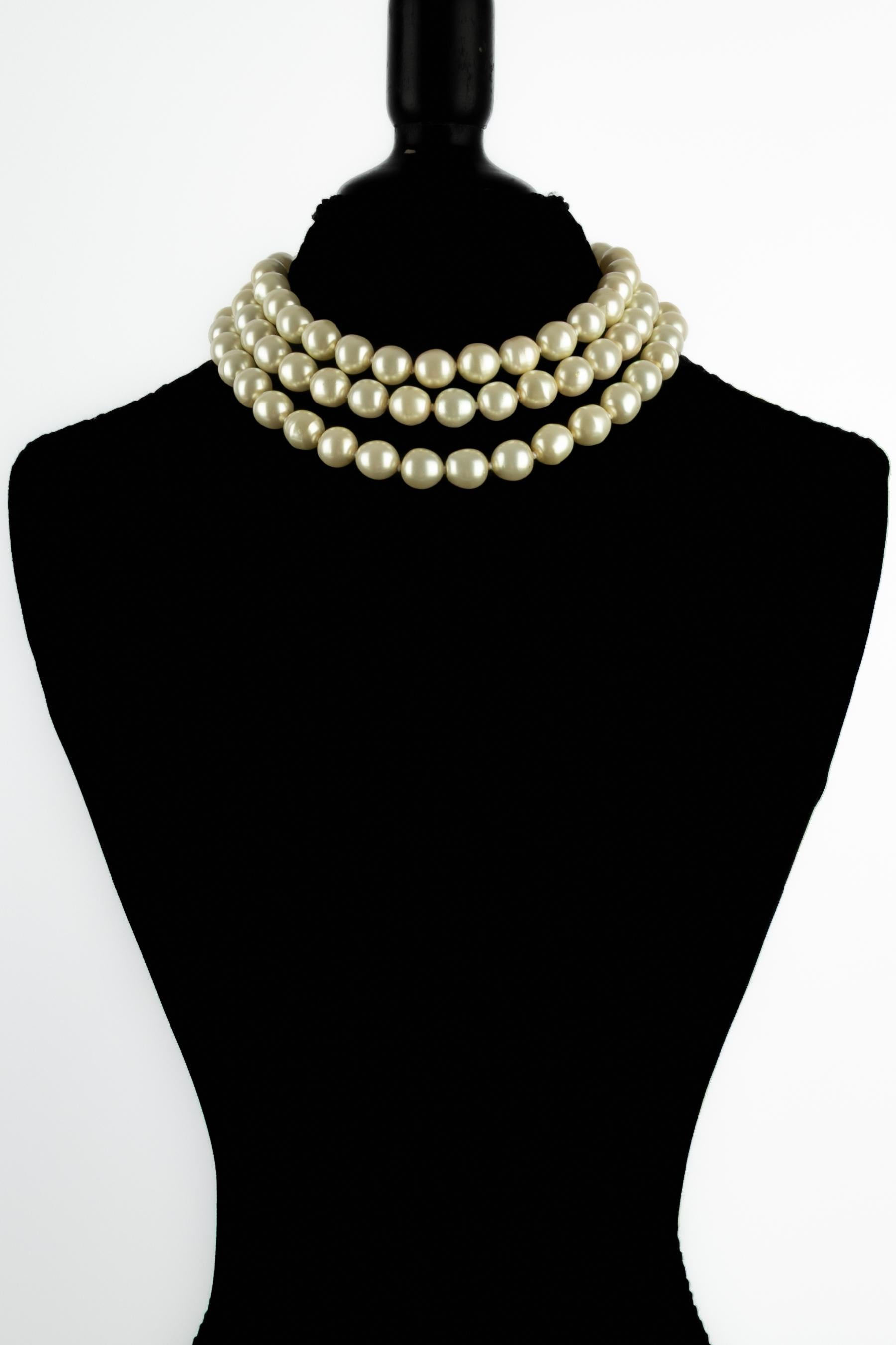 Collana di perle Chanel in vendita 5