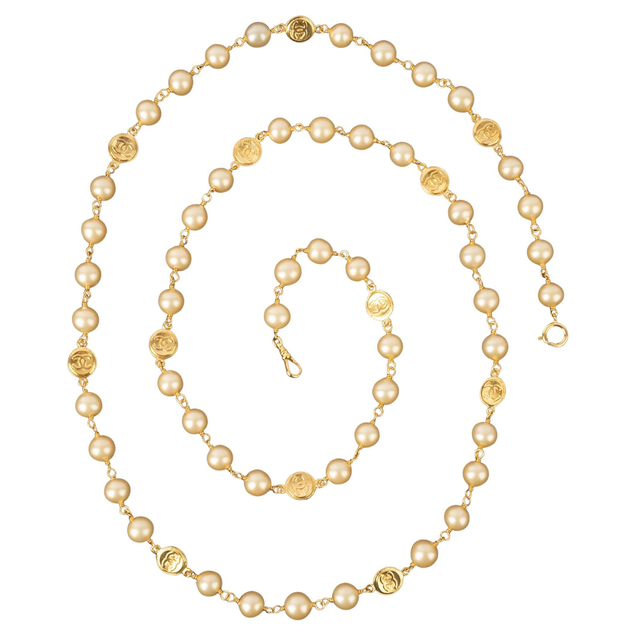 Chanel pearl necklace