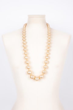 Chanel Pearl Necklace in Pearly Beads