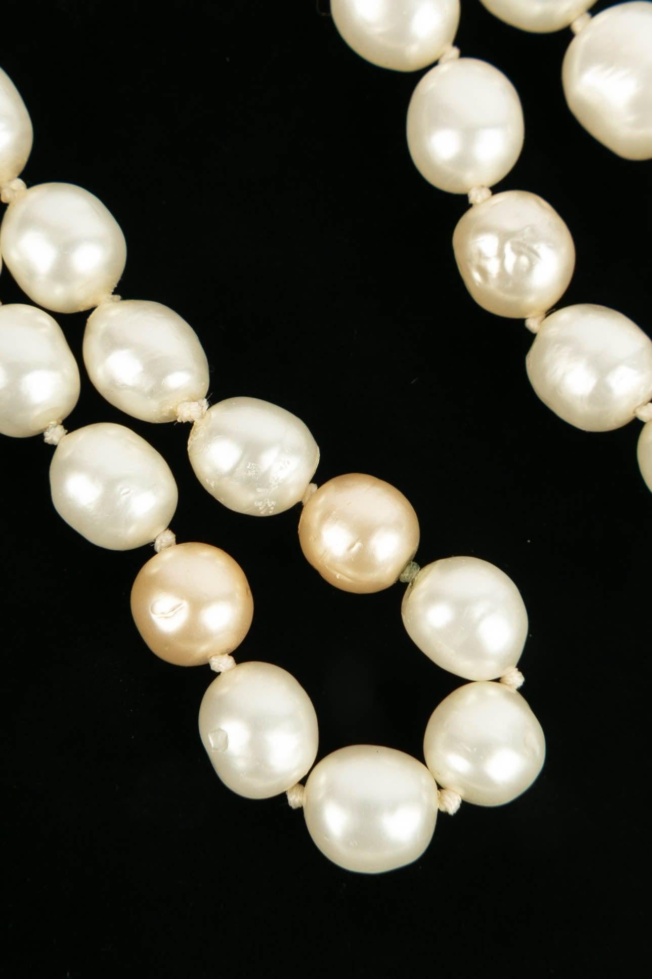 Chanel Pearl Necklace with Pendant 6