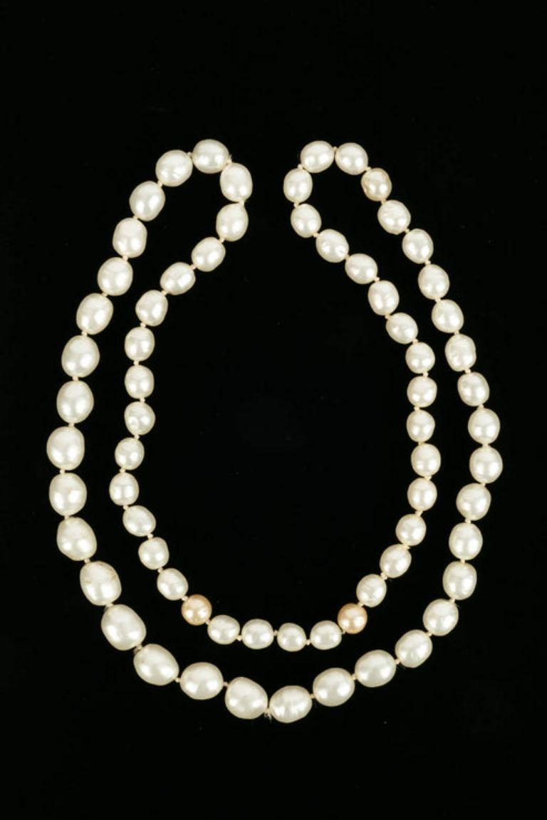 Chanel Pearl Necklace with Pendant 7