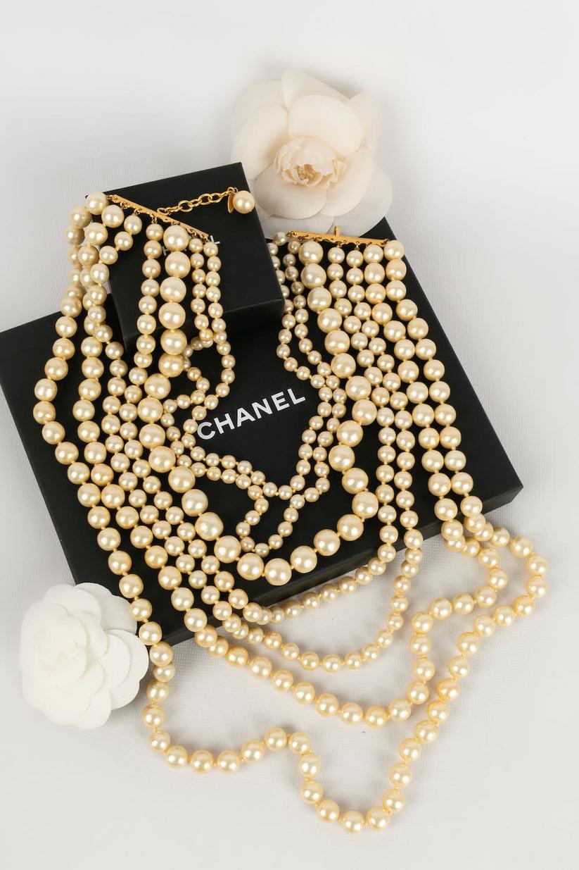 Chanel Pearl Necklace with Seven Rows 2