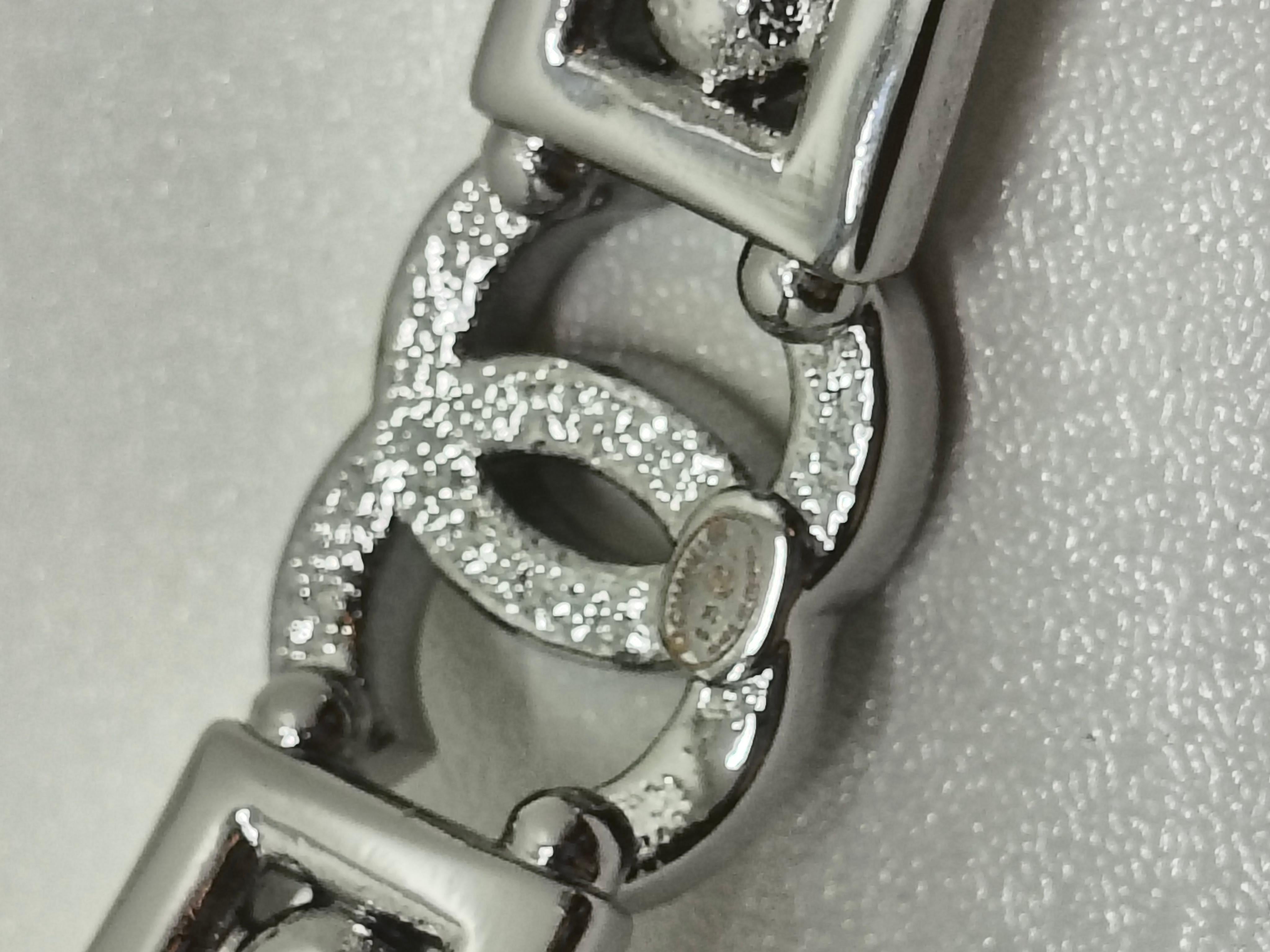 Chanel Perle & Strass CC Manschettenarmband im Angebot 1