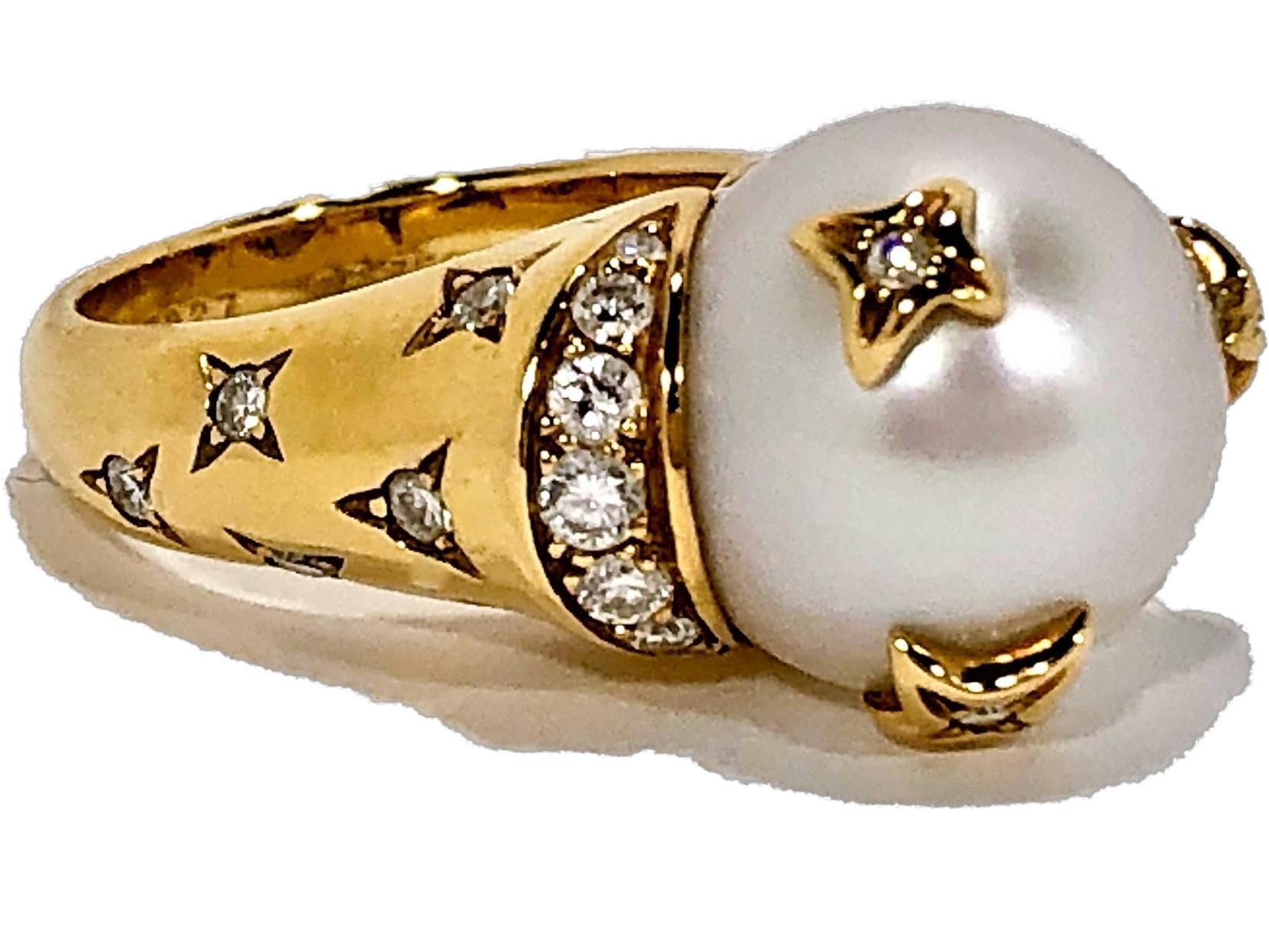 chanel pearl rings