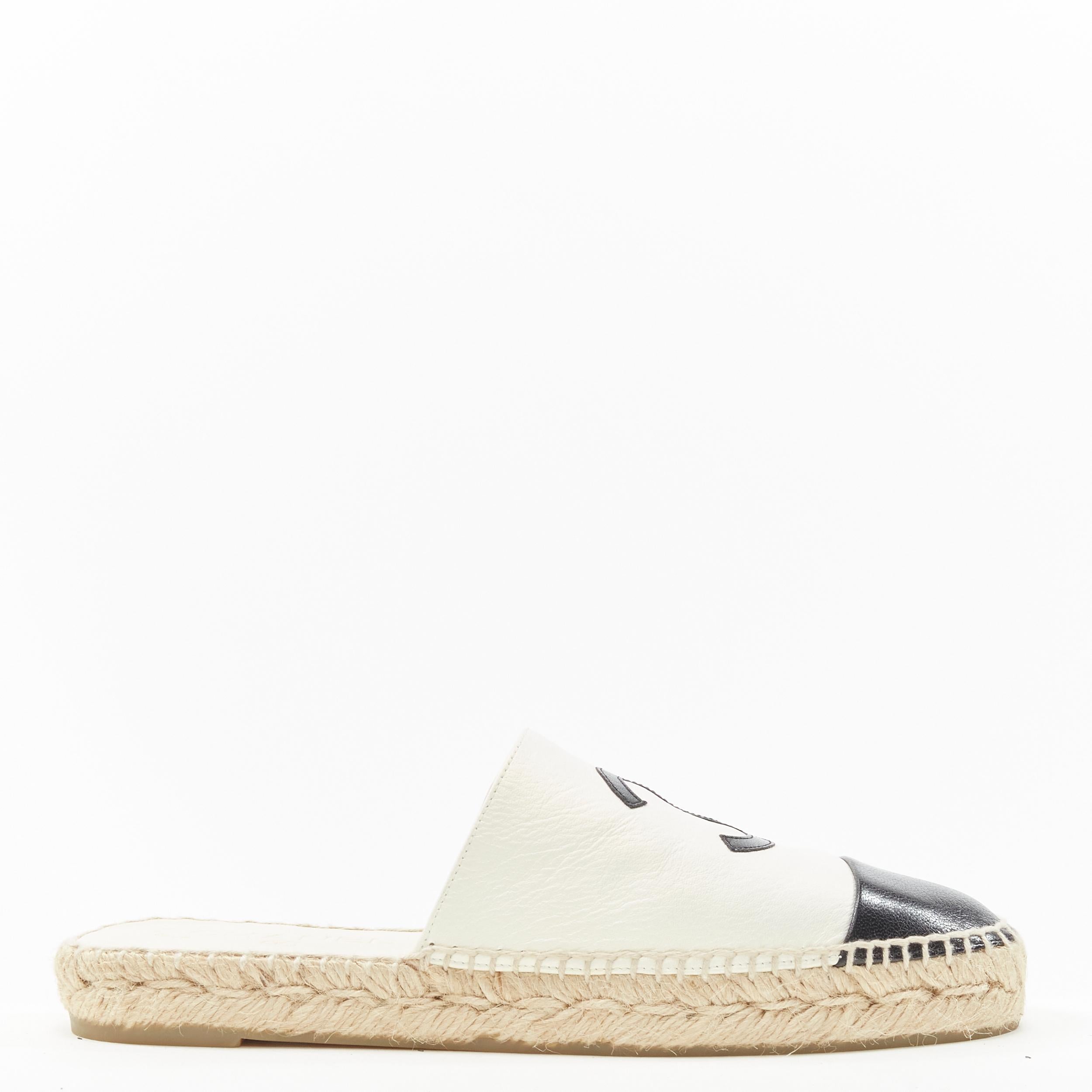 Chanel shop mule espadrilles