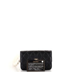 Chanel Pearl Strap CC Wallet on Chain Quilted Calfskin Mini