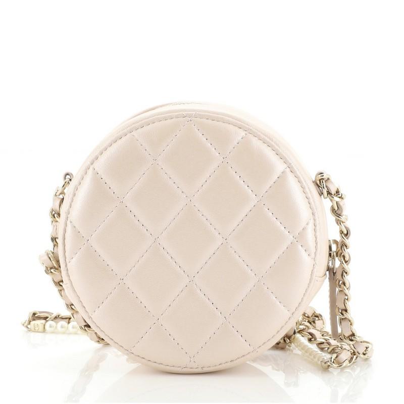 chanel lambskin clutch with pearls and chain