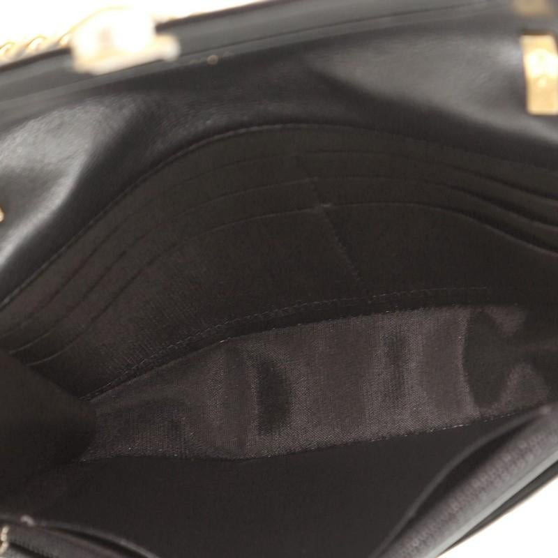 Women's or Men's Chanel Pearl Wallet On Chain Quilted Goatskin