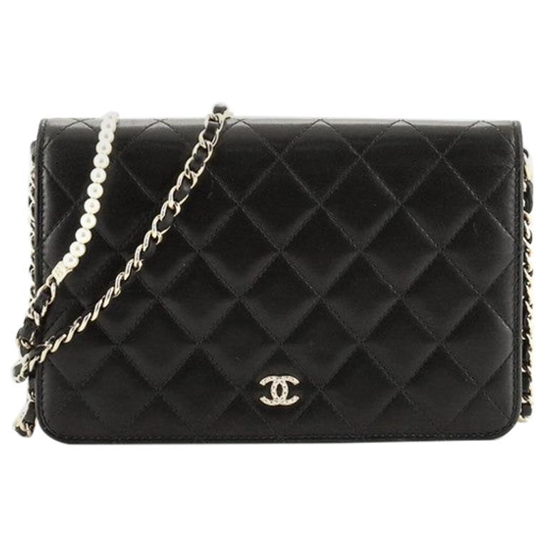 Chanel Pearl Wallet on Chain Quilted Lambskin