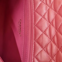 Chanel Pearly Pink Quilted Precious Jewel Medium Flap Bag