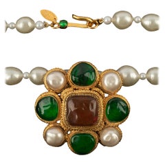 Collana con ciondolo Chanel anni '80