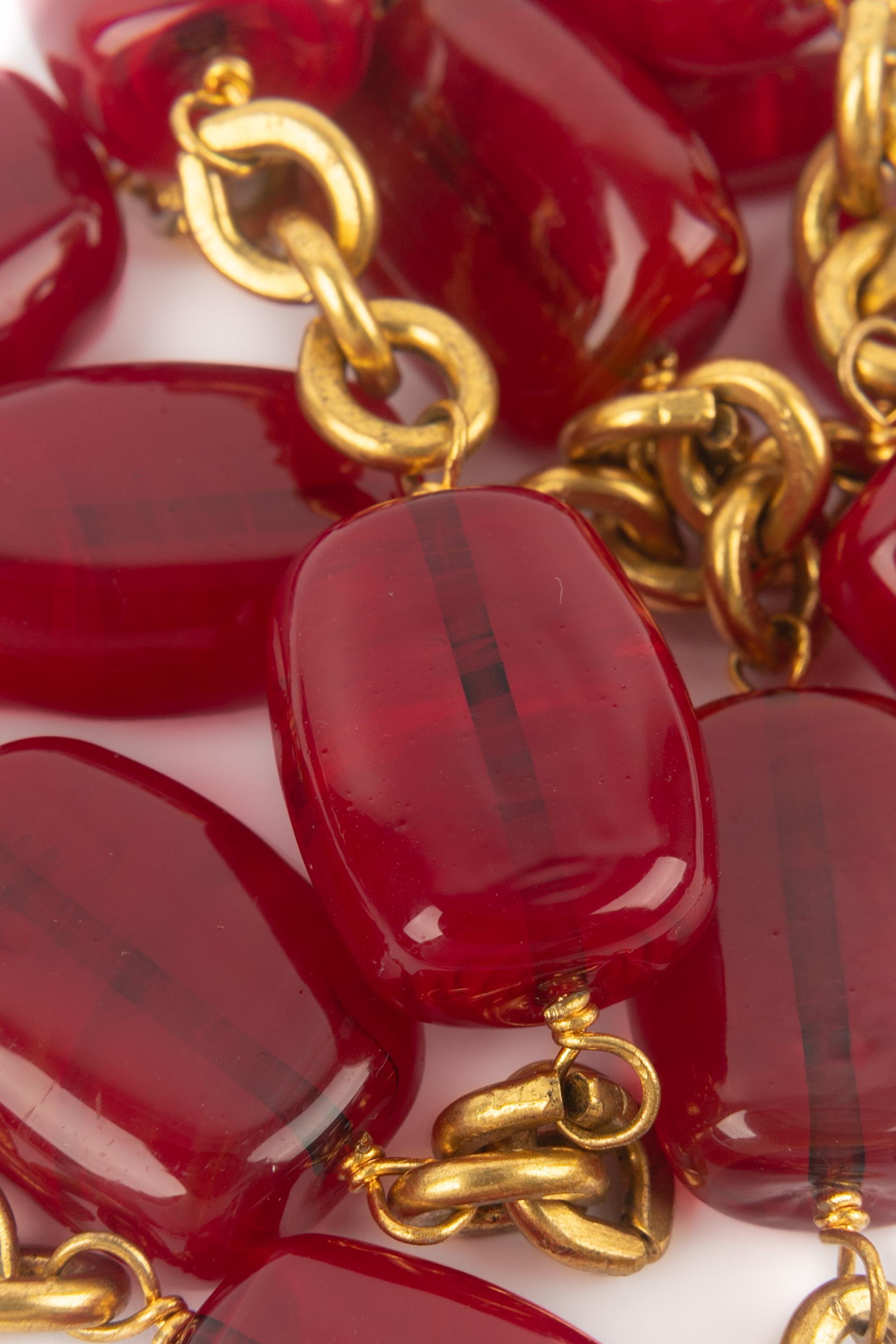 Collana con ciondolo Chanel anni '90 in vendita 5