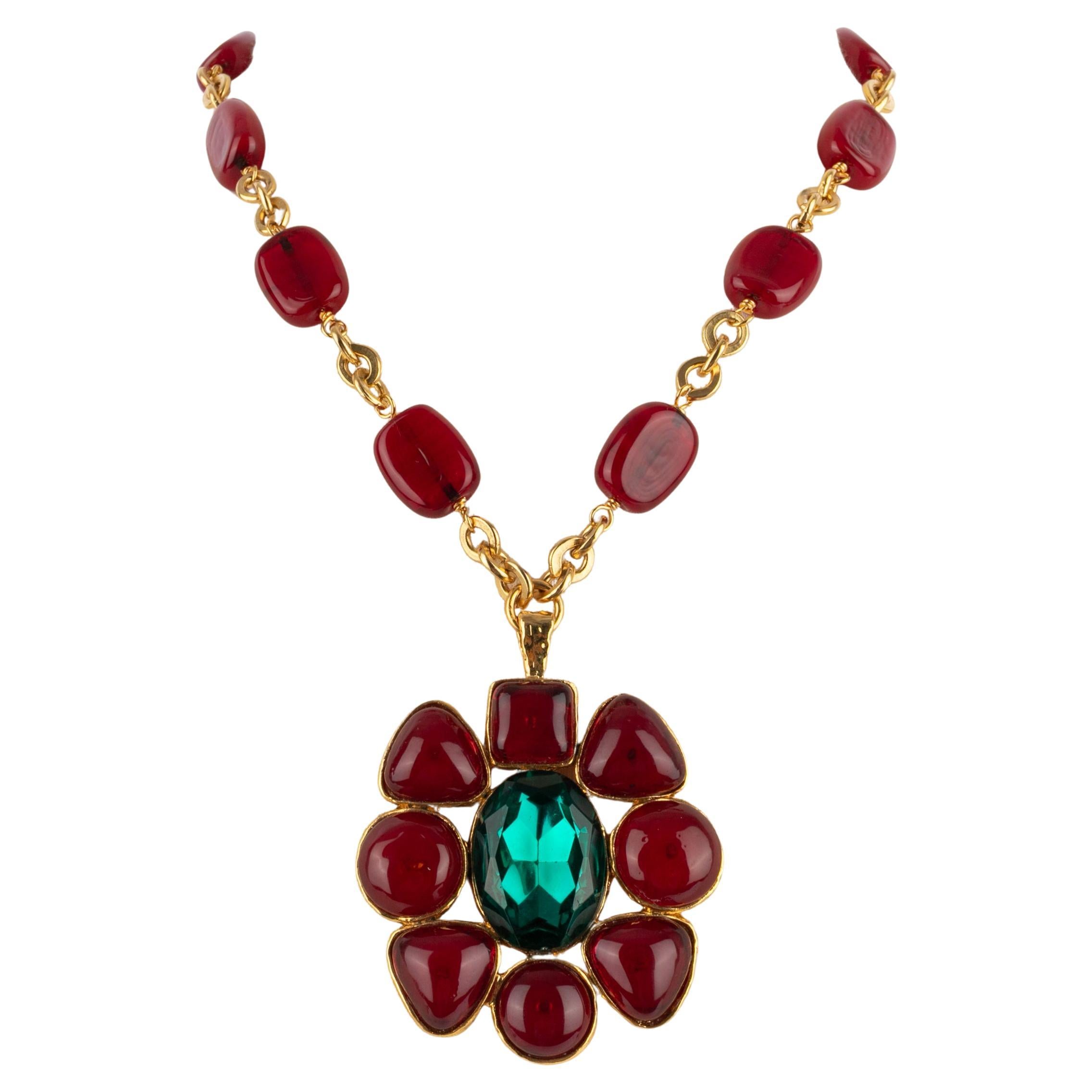 Collana con ciondolo Chanel 1991