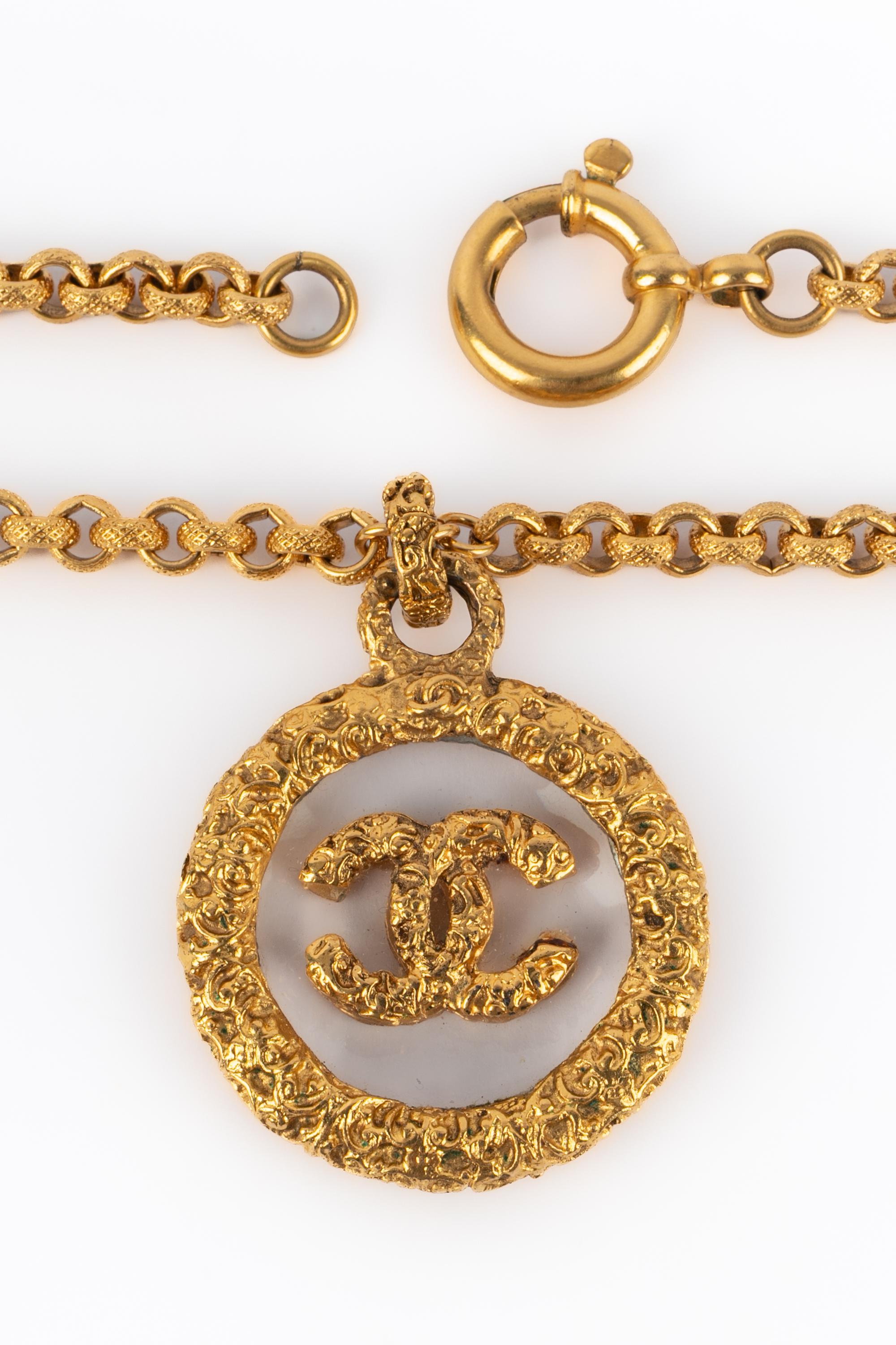Women's Chanel pendant necklace 1993