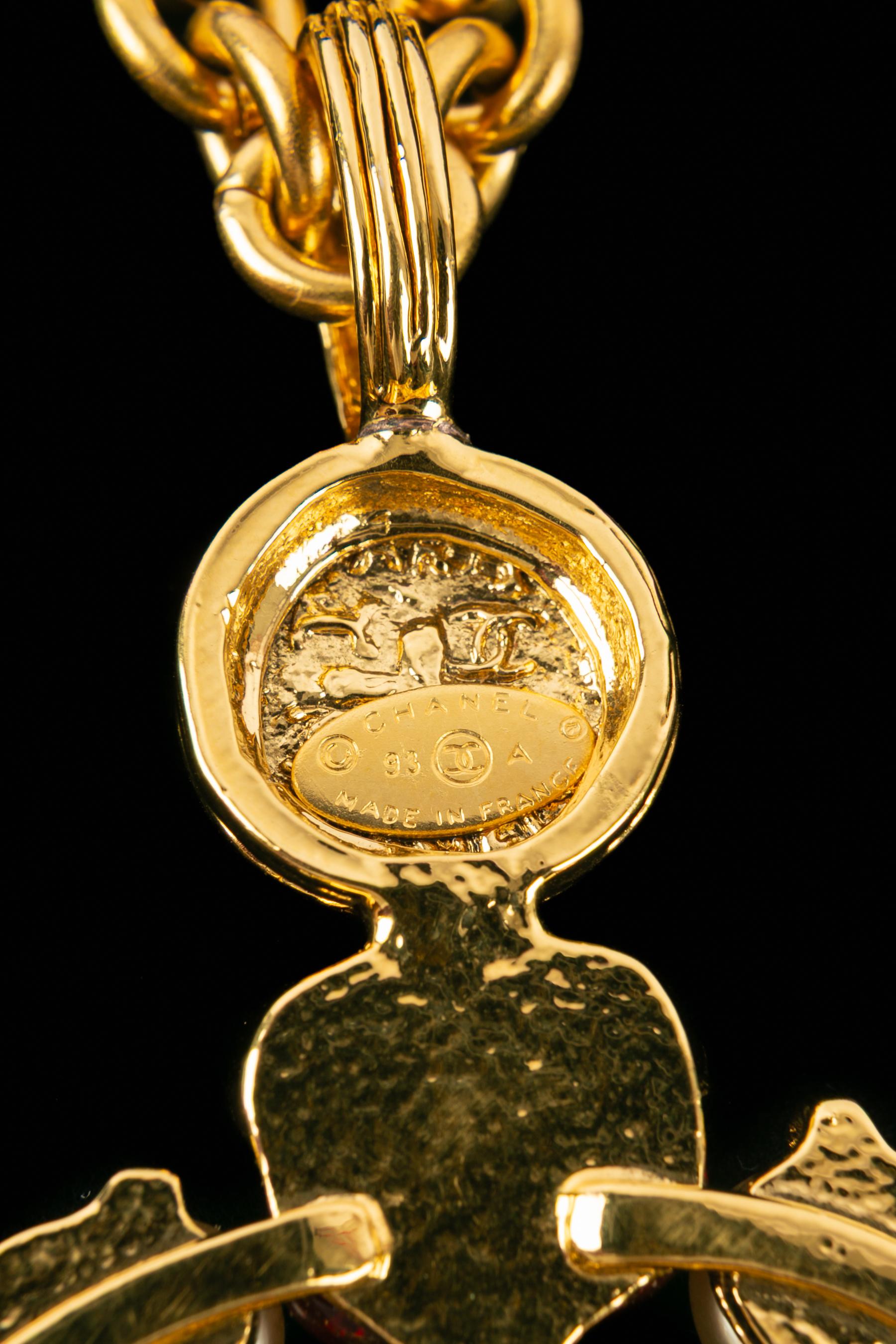 Collana con ciondolo Chanel 1993 in vendita 5