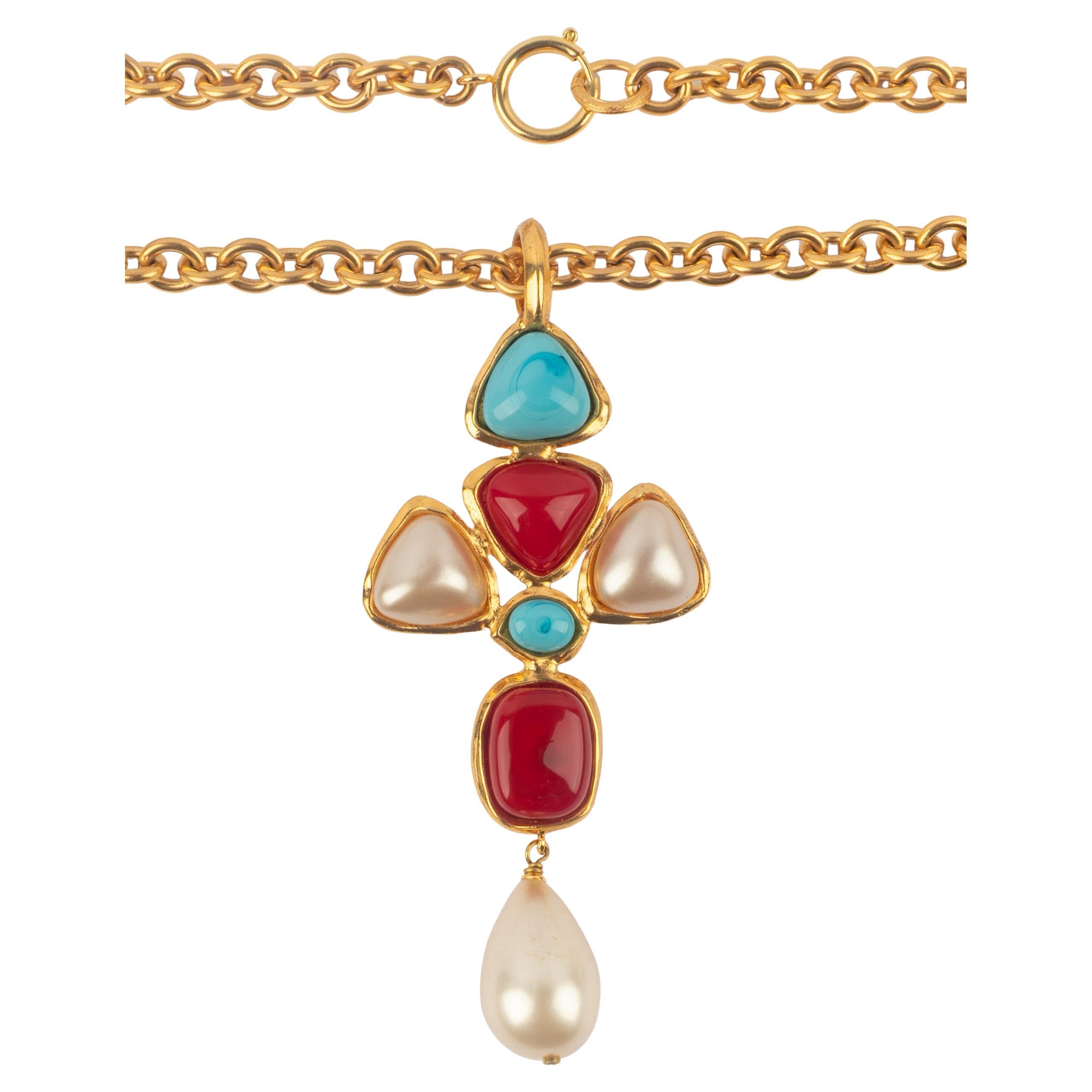 Collana con ciondolo Chanel 1993 in vendita