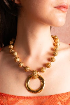 Chanel pendant necklace by Karl Lagerfeld circa 1985