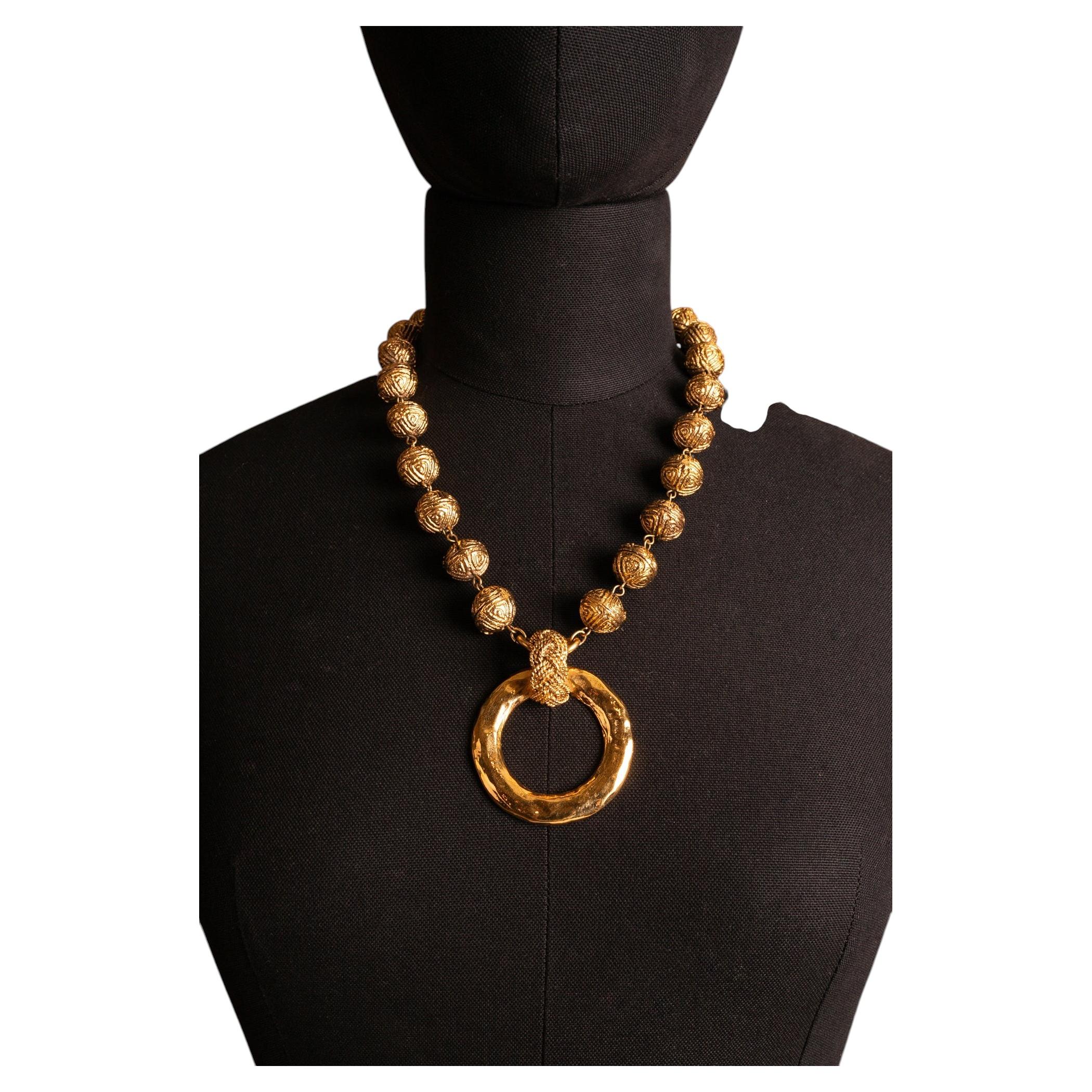 Collier à pendentifs Chanel par Karl Lagerfeld circa 1985