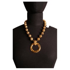 Chanel pendant necklace by Karl Lagerfeld circa 1985