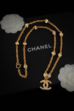 Chanel-Halskette mit Anhänger von Karl Lagerfeld um 1990