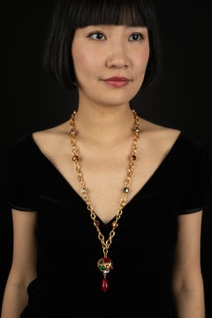 Chanel pendant necklace by Karl Lagerfeld Fall-Winter 1991