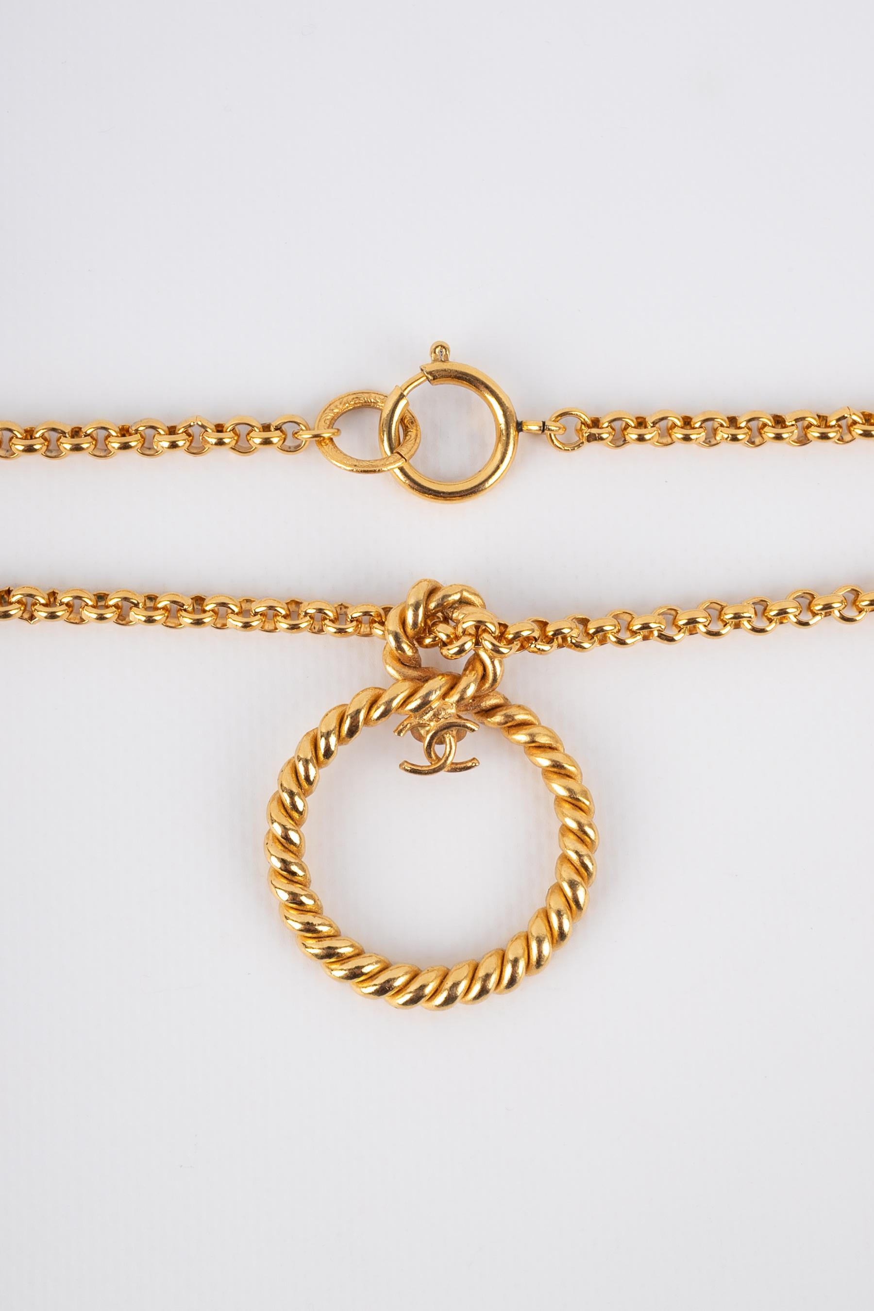 Chanel pendant necklace In Excellent Condition For Sale In SAINT-OUEN-SUR-SEINE, FR