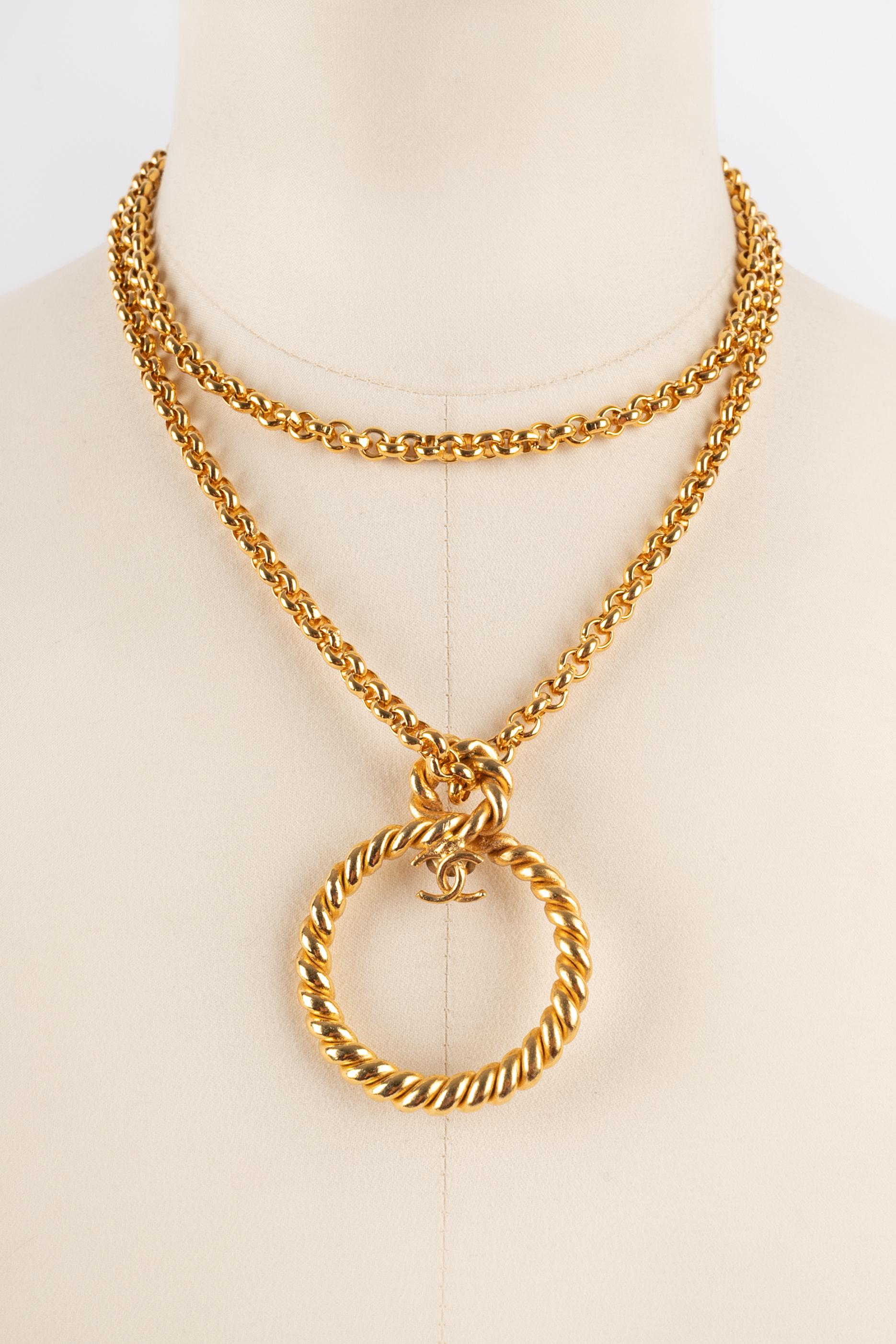 Chanel pendant necklace For Sale 5