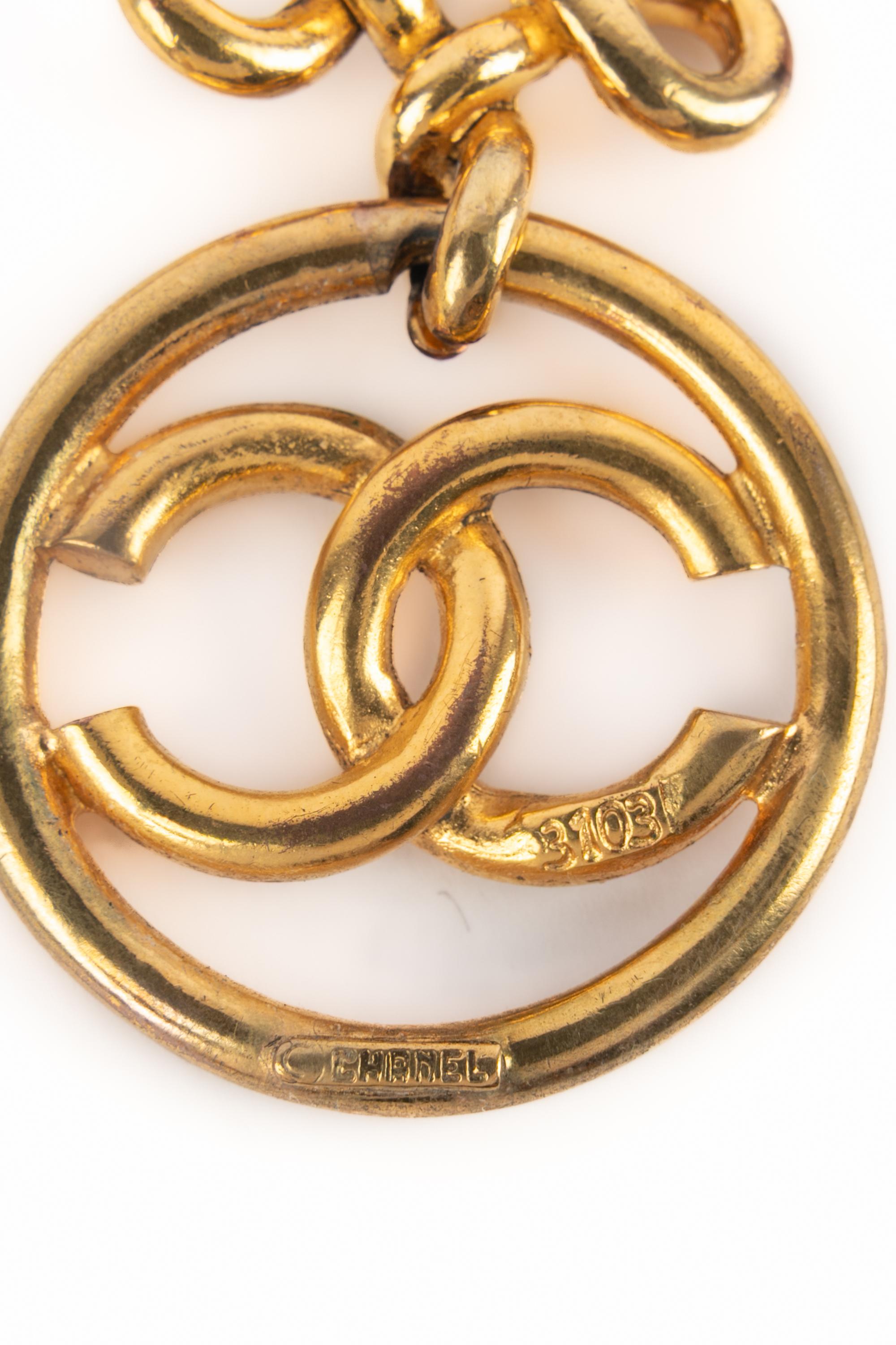 Chanel pendant necklace Spring 1993 For Sale 2