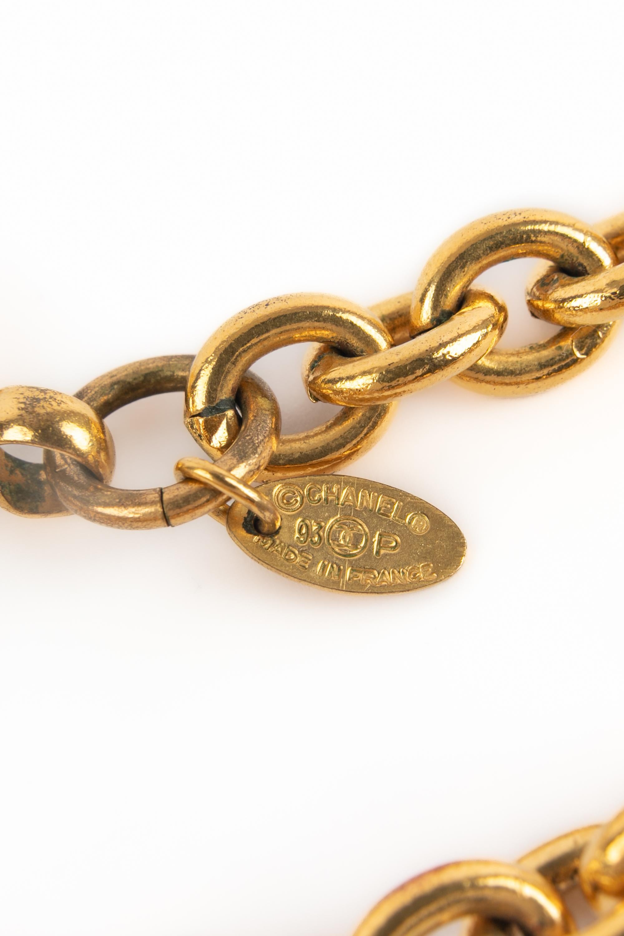 Chanel pendant necklace Spring 1993 For Sale 4