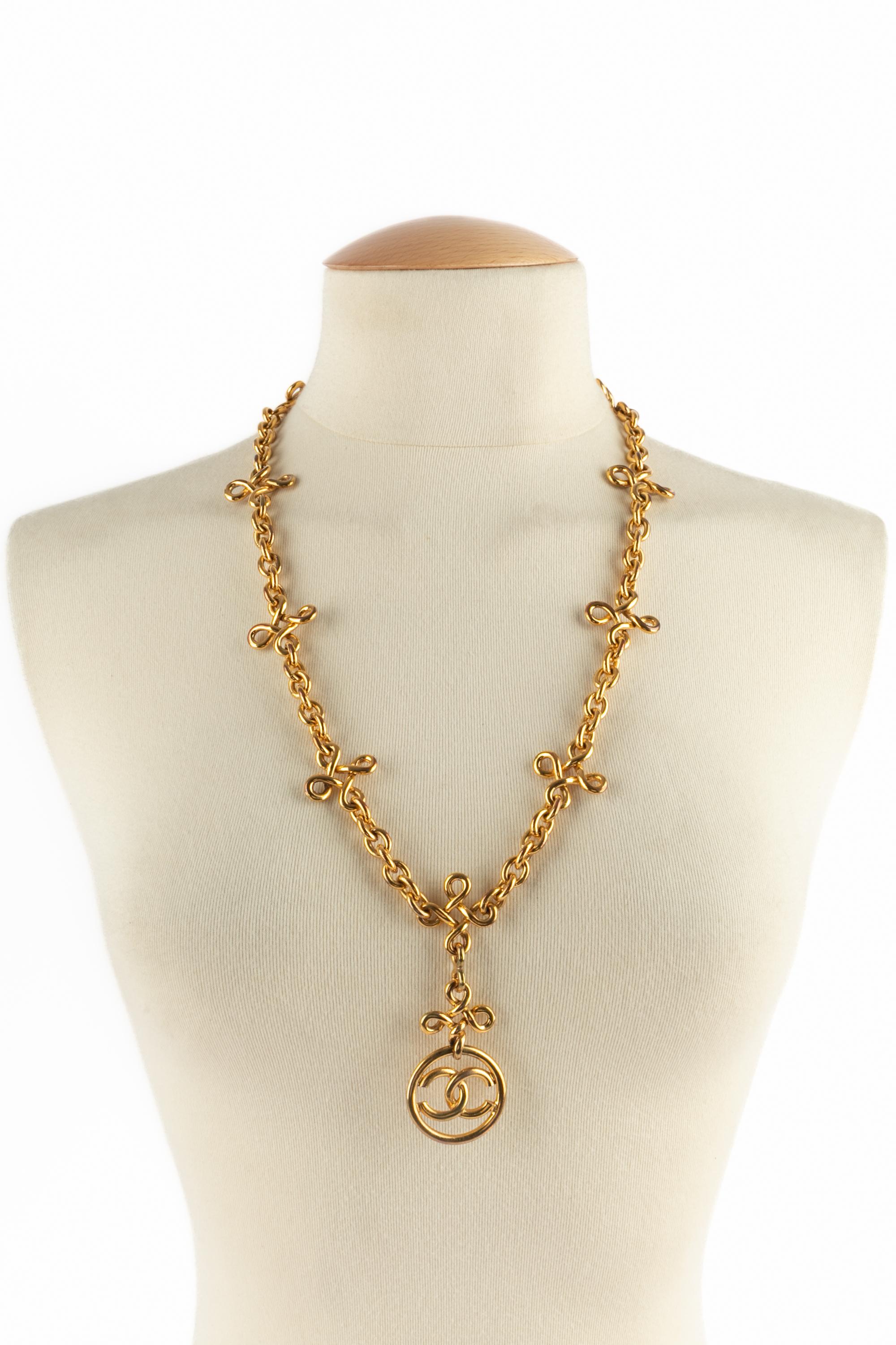 Chanel pendant necklace Spring 1993 For Sale 5