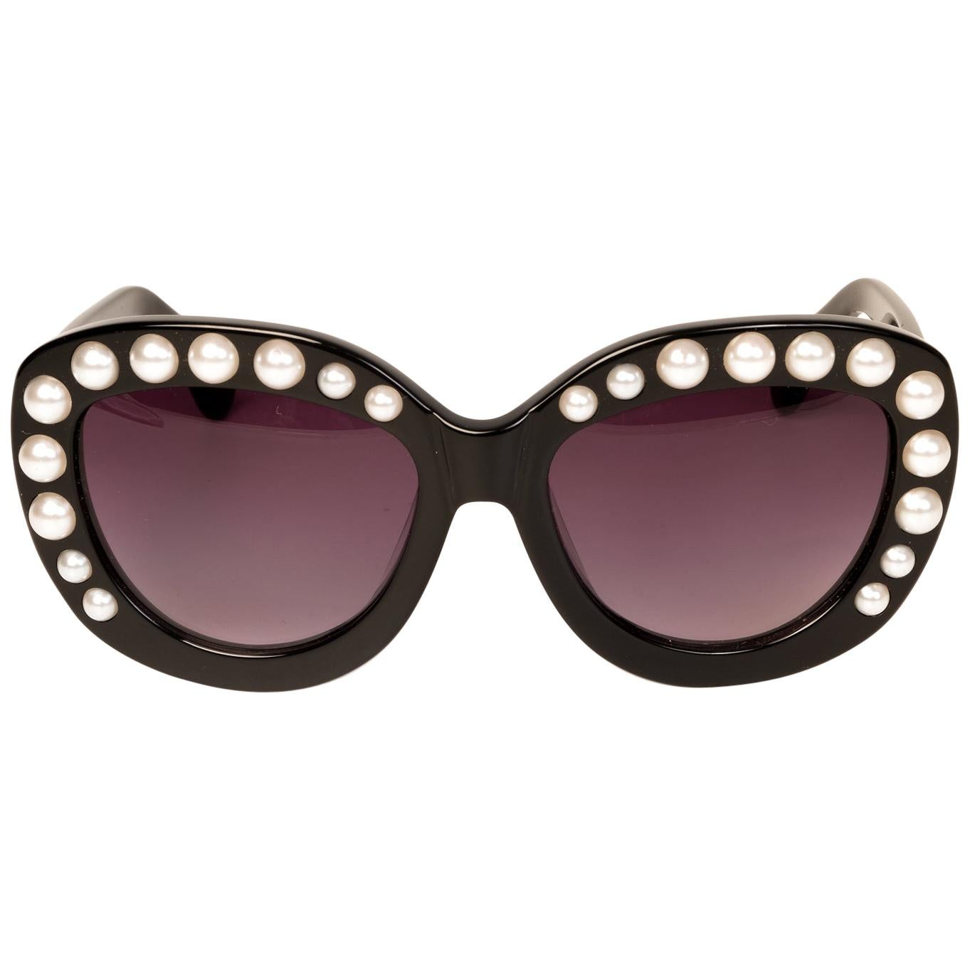 Chanel CH5386 Butterfly Sunglasses-Black