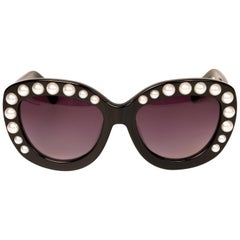 Chanel Pearl Butterfly Sunglasses Black and Rare at 1stDibs  chanel  butterfly pearl sunglasses, chanel butterfly sunglasses with pearls, chanel  5386 sunglasses