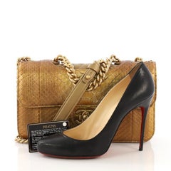 Chanel Perfect Edge Flap Bag Python Medium