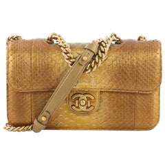 Chanel Perfect Edge Flap Bag Python Medium
