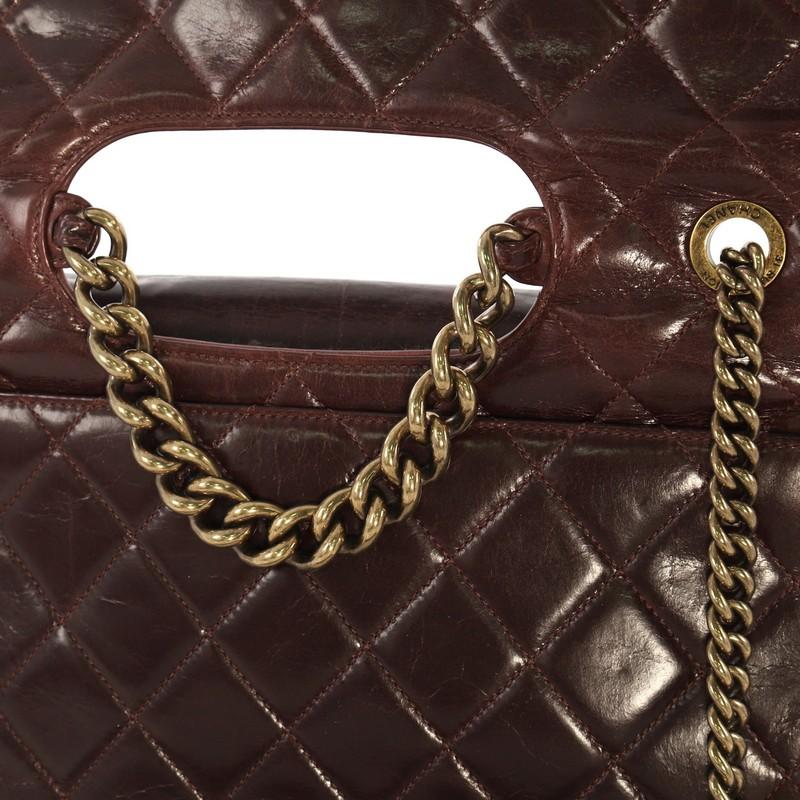 Chanel Perfect Edge Flap Bag Quilted Calfskin Jumbo In Good Condition In NY, NY