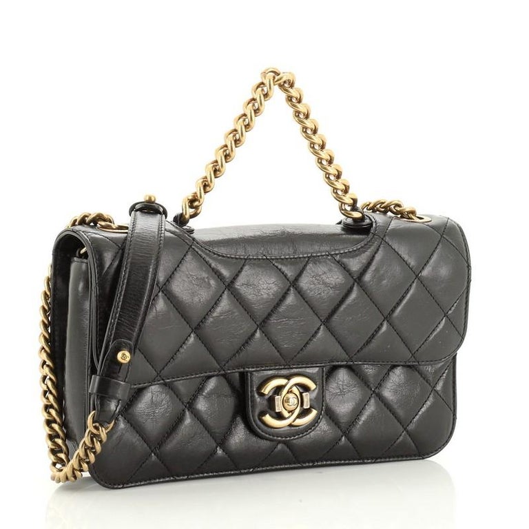 Chanel Perfect Edge Flap Bag Quilted Glazed Calfskin Small at